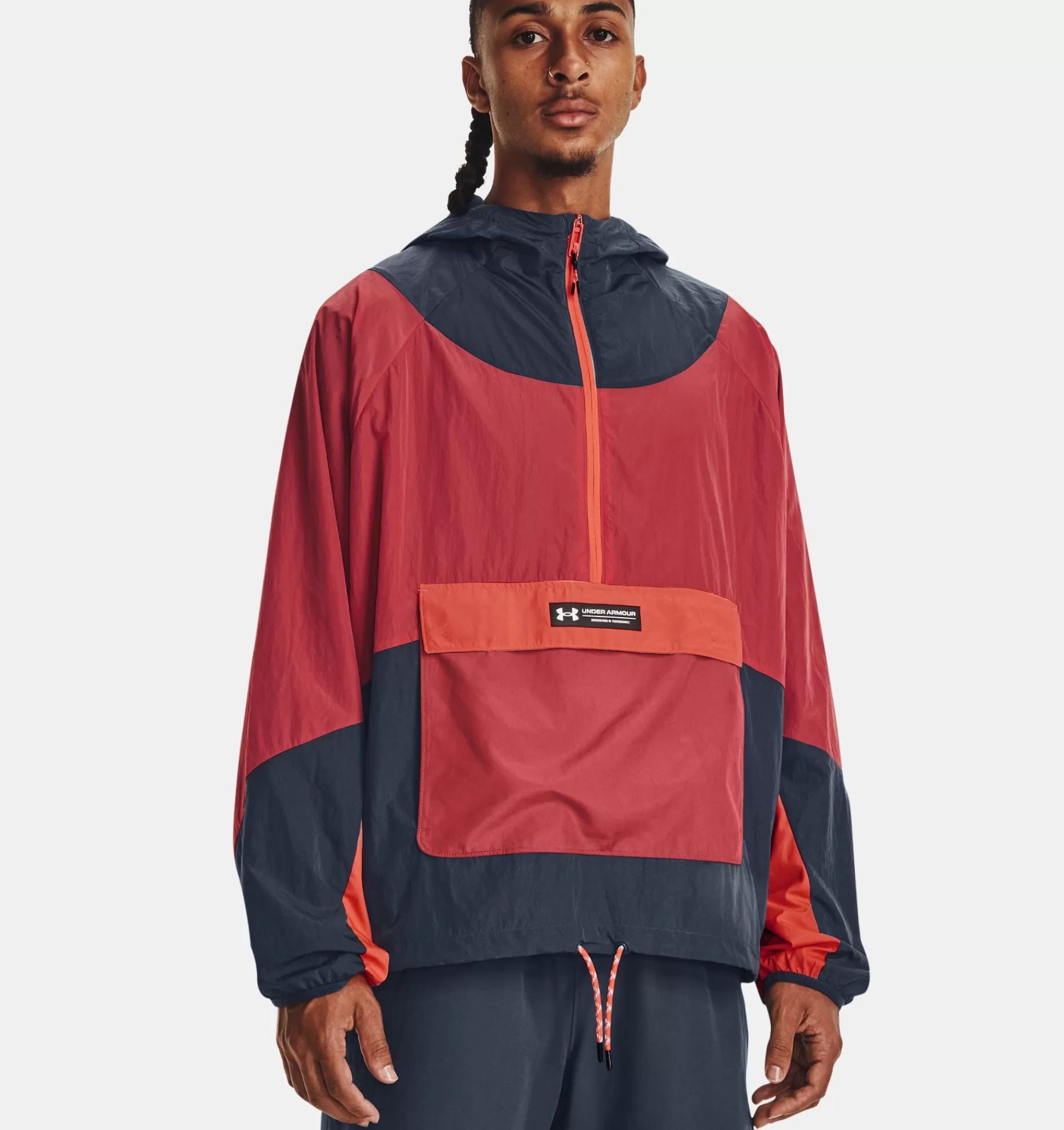 Hommes Under Armour Hauts<Anorak Uarush™ Woven ½ Zip Pour Homme