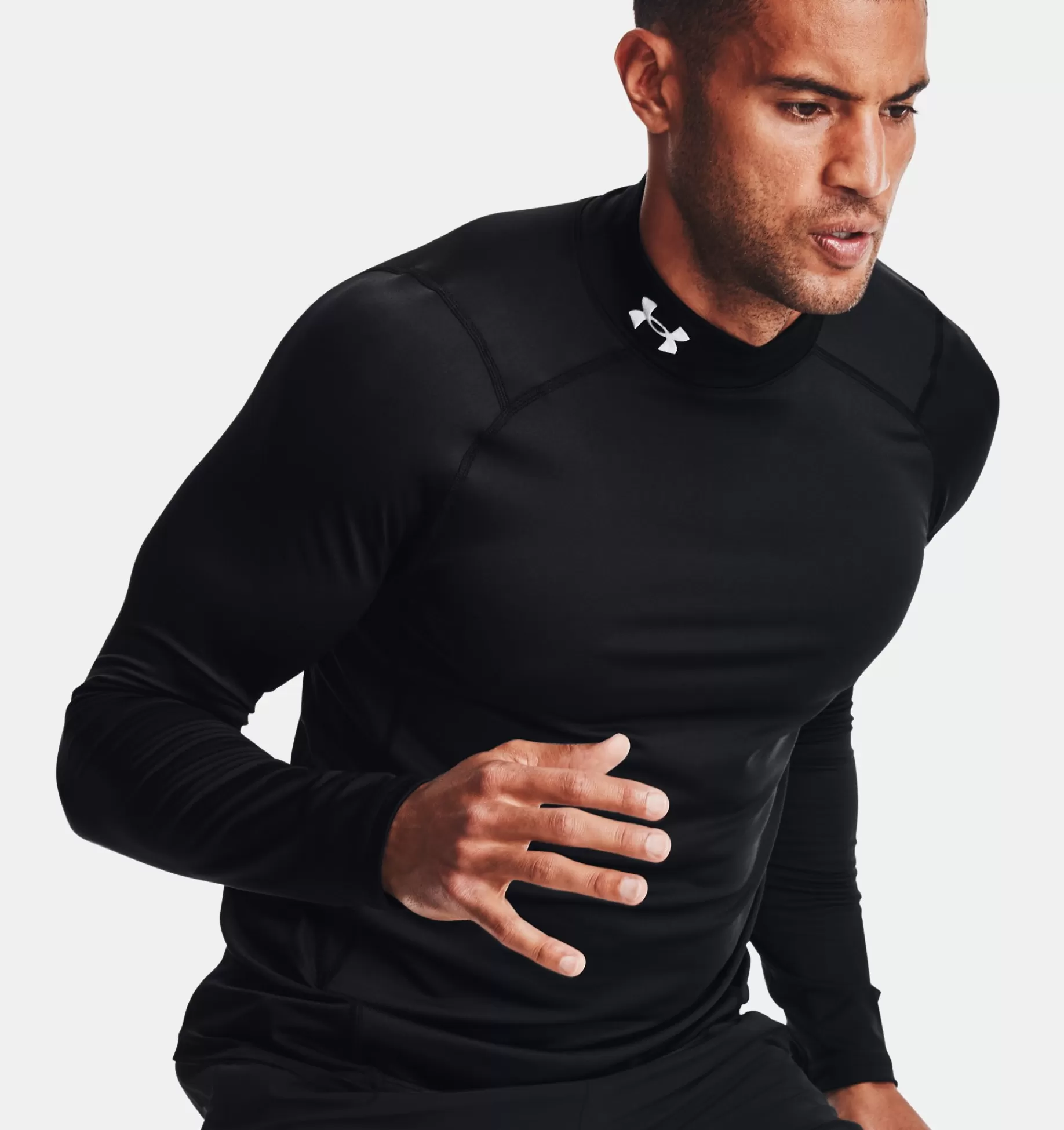 Hommes Under Armour Hauts<Baselayer Ajuste A Col Montant Coldgear® Pour Homme