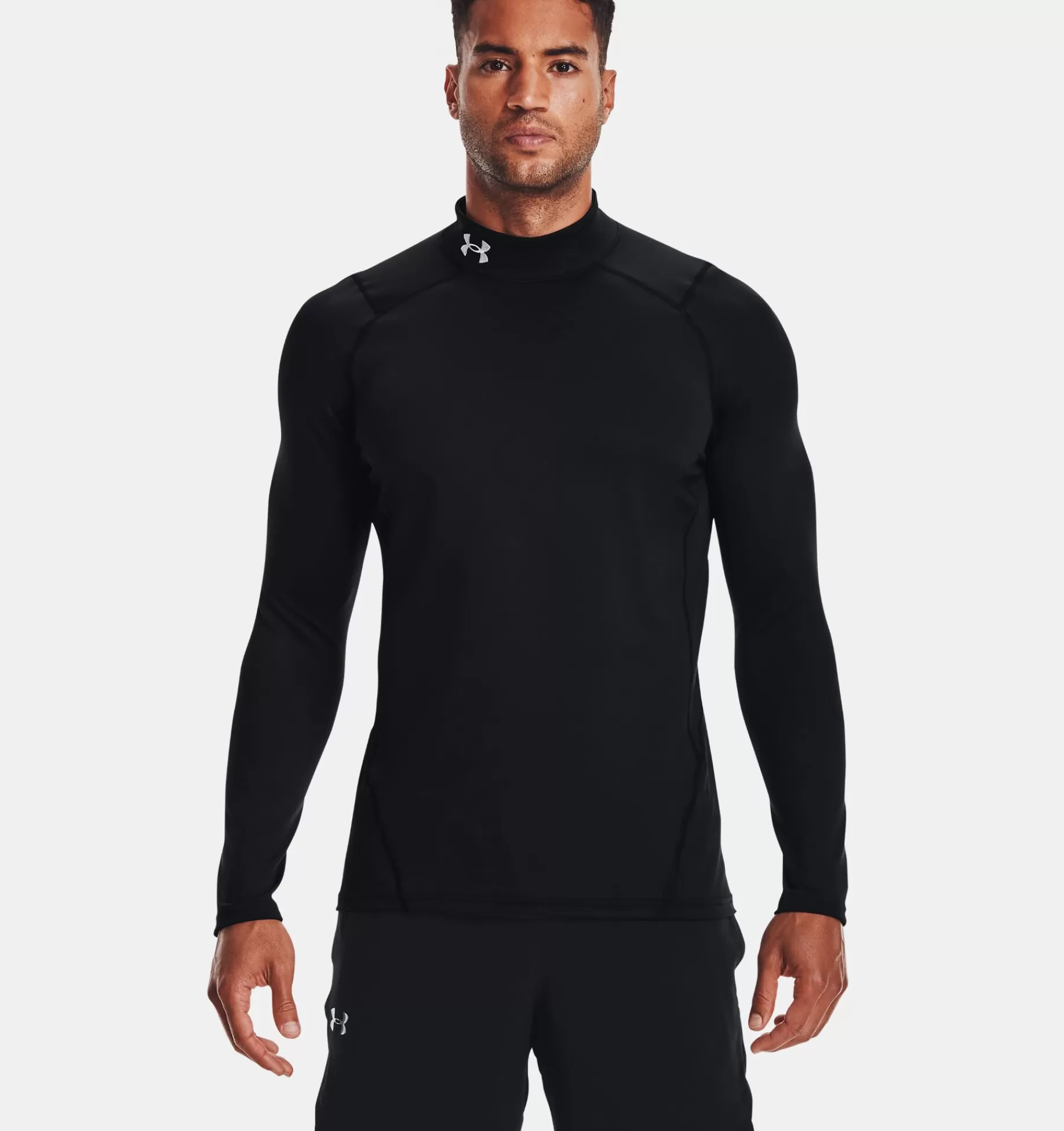 Hommes Under Armour Hauts<Baselayer Ajuste A Col Montant Coldgear® Pour Homme