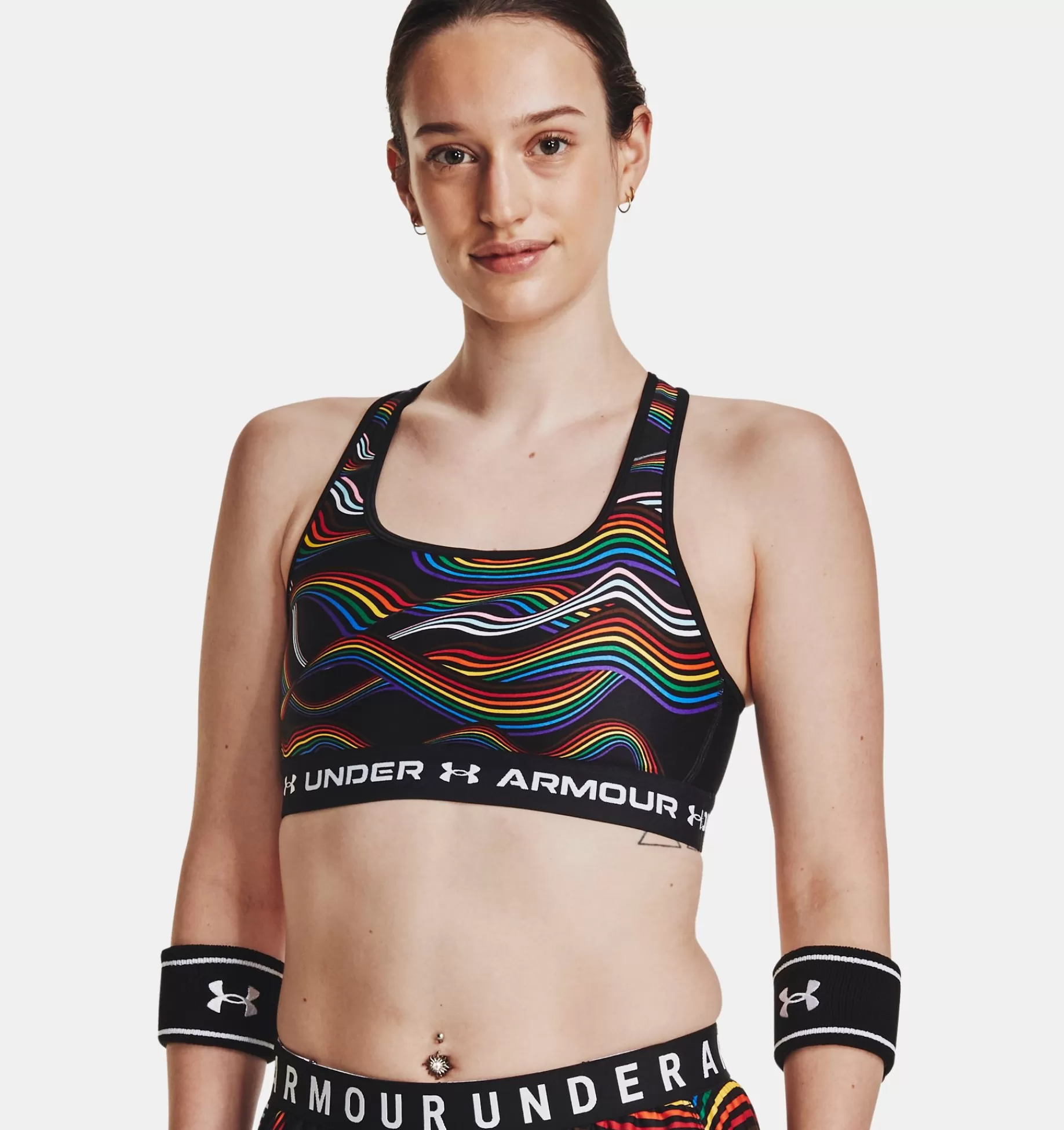 Femmes Under Armour Soutiens-Gorge De Sport<Brassiere De Sport A Bretelles Croisees Et Maintien Modere Armour® Pride Pour Femme