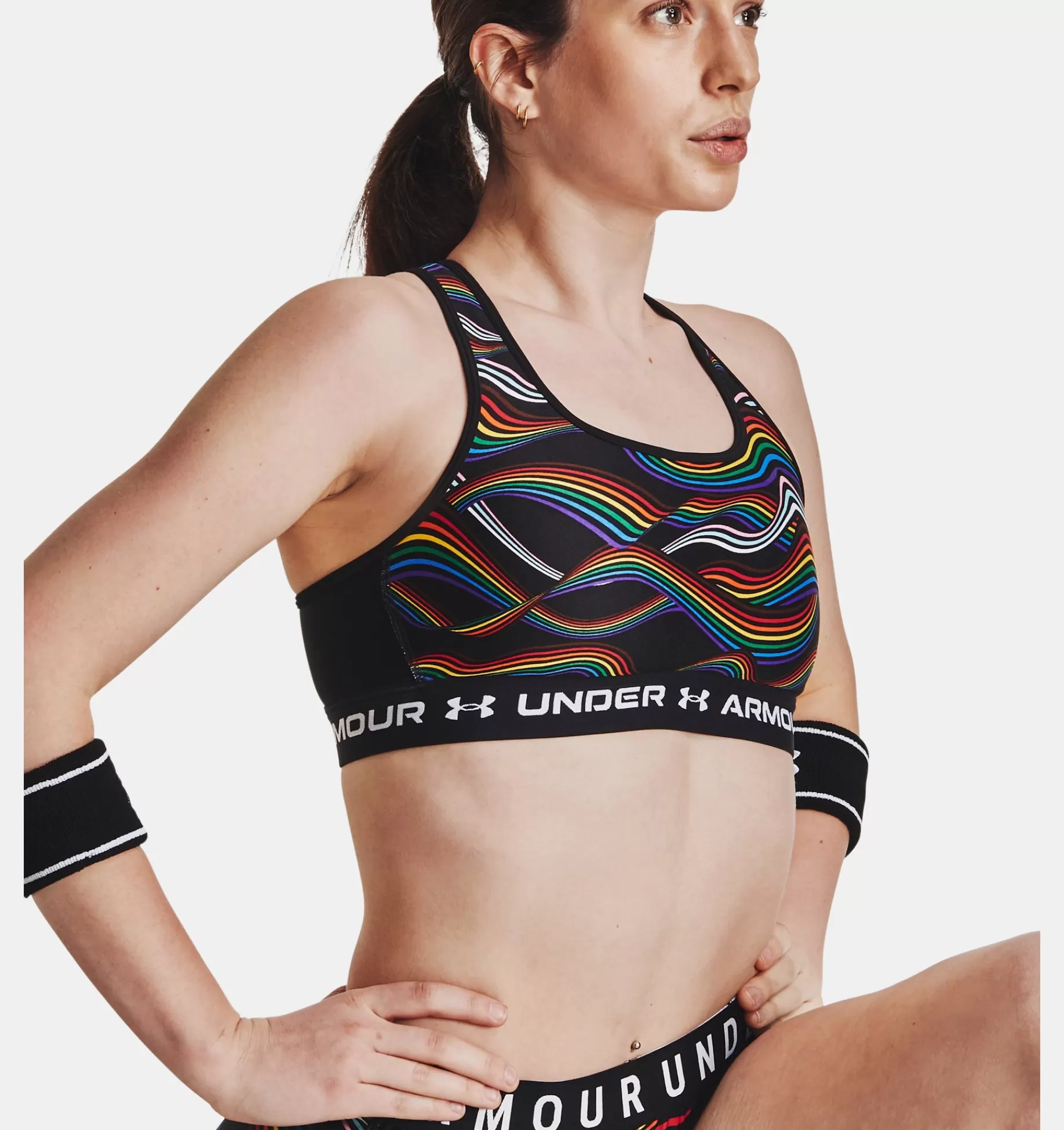 Femmes Under Armour Soutiens-Gorge De Sport<Brassiere De Sport A Bretelles Croisees Et Maintien Modere Armour® Pride Pour Femme