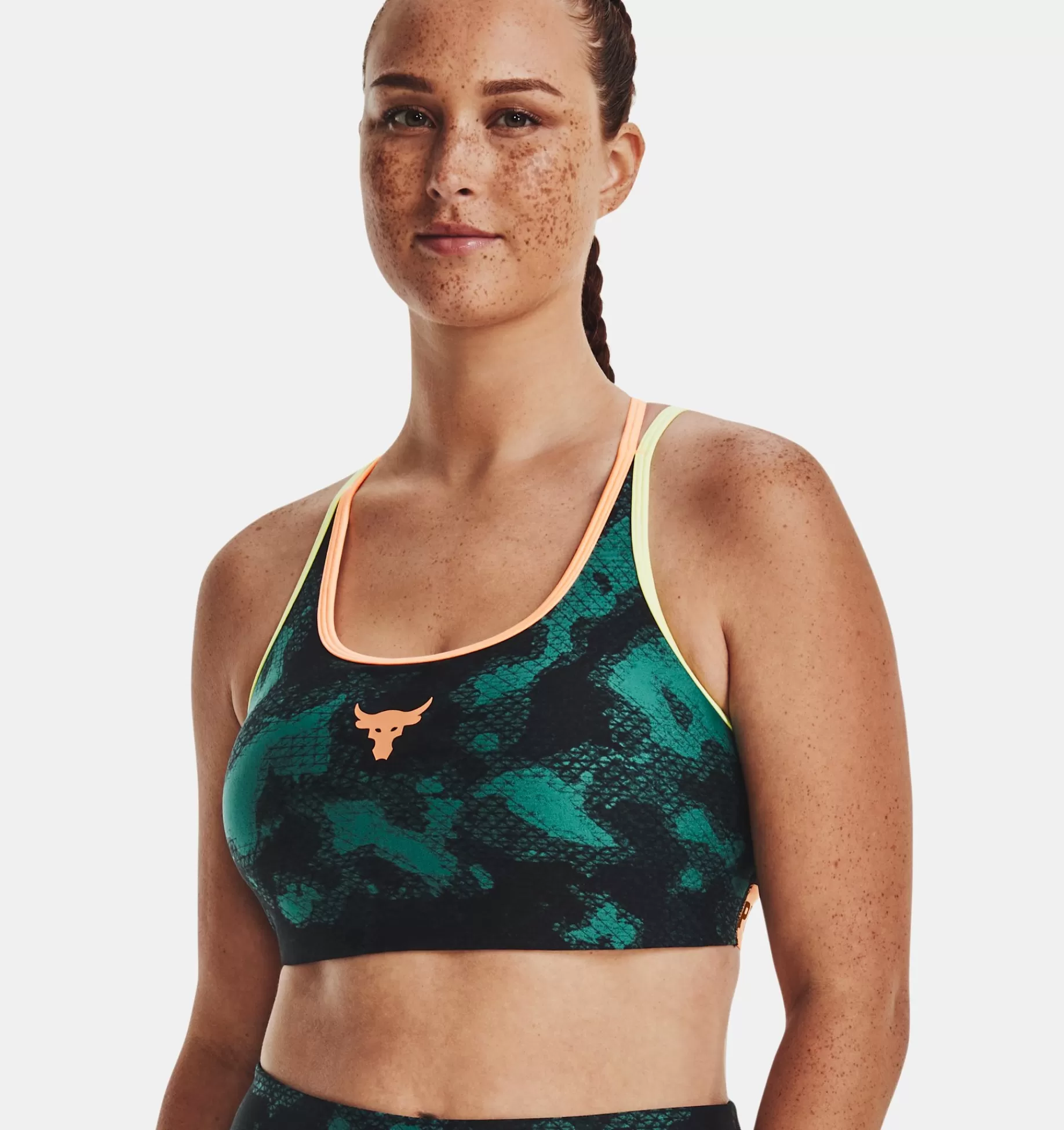 Femmes Under Armour Soutiens-Gorge De Sport<Brassiere De Sport A Dos Croise Et Imprime Project Rock Family Pour Femme