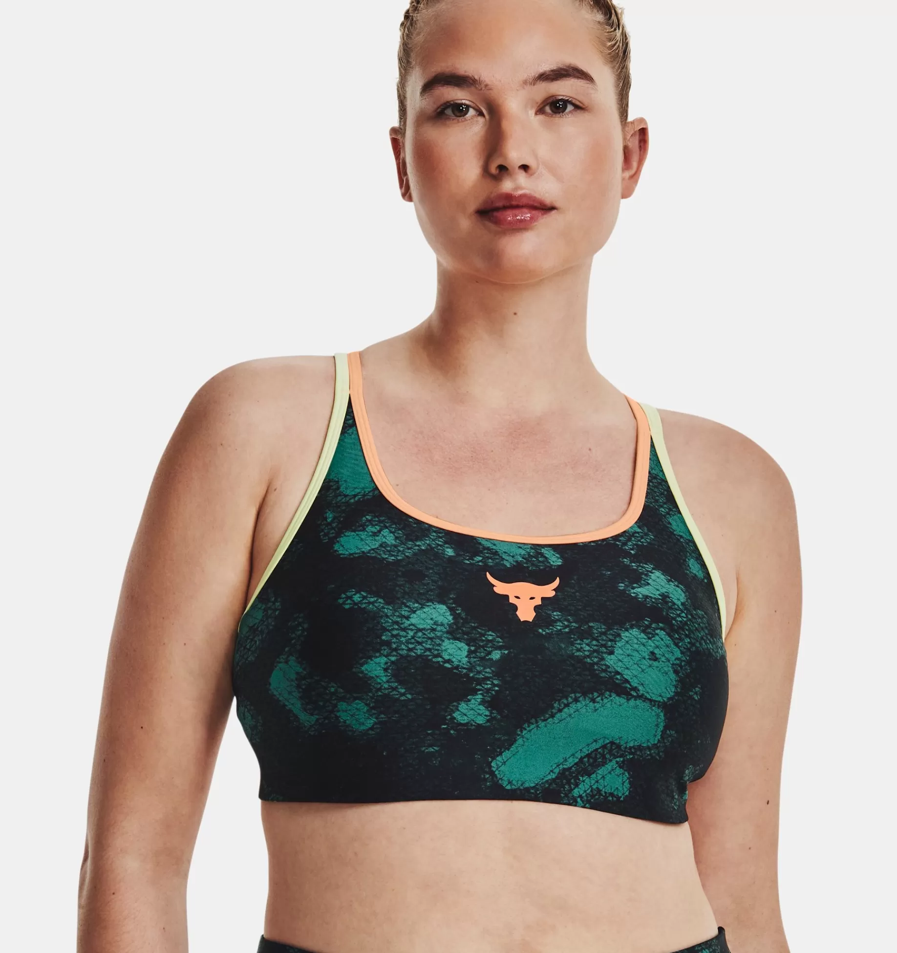 Femmes Under Armour Soutiens-Gorge De Sport<Brassiere De Sport A Dos Croise Et Imprime Project Rock Family Pour Femme