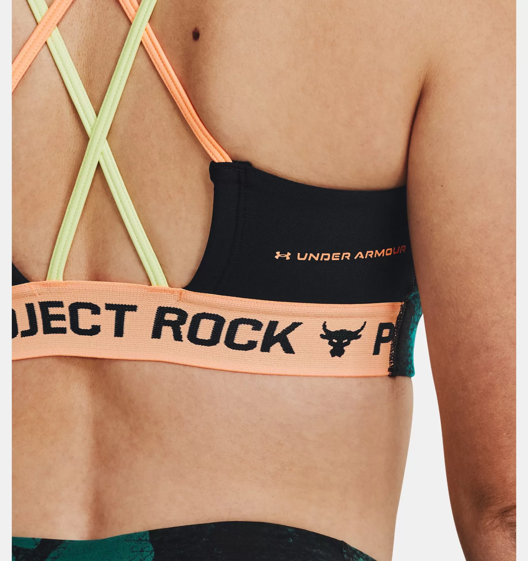 Femmes Under Armour Soutiens-Gorge De Sport<Brassiere De Sport A Dos Croise Et Imprime Project Rock Family Pour Femme
