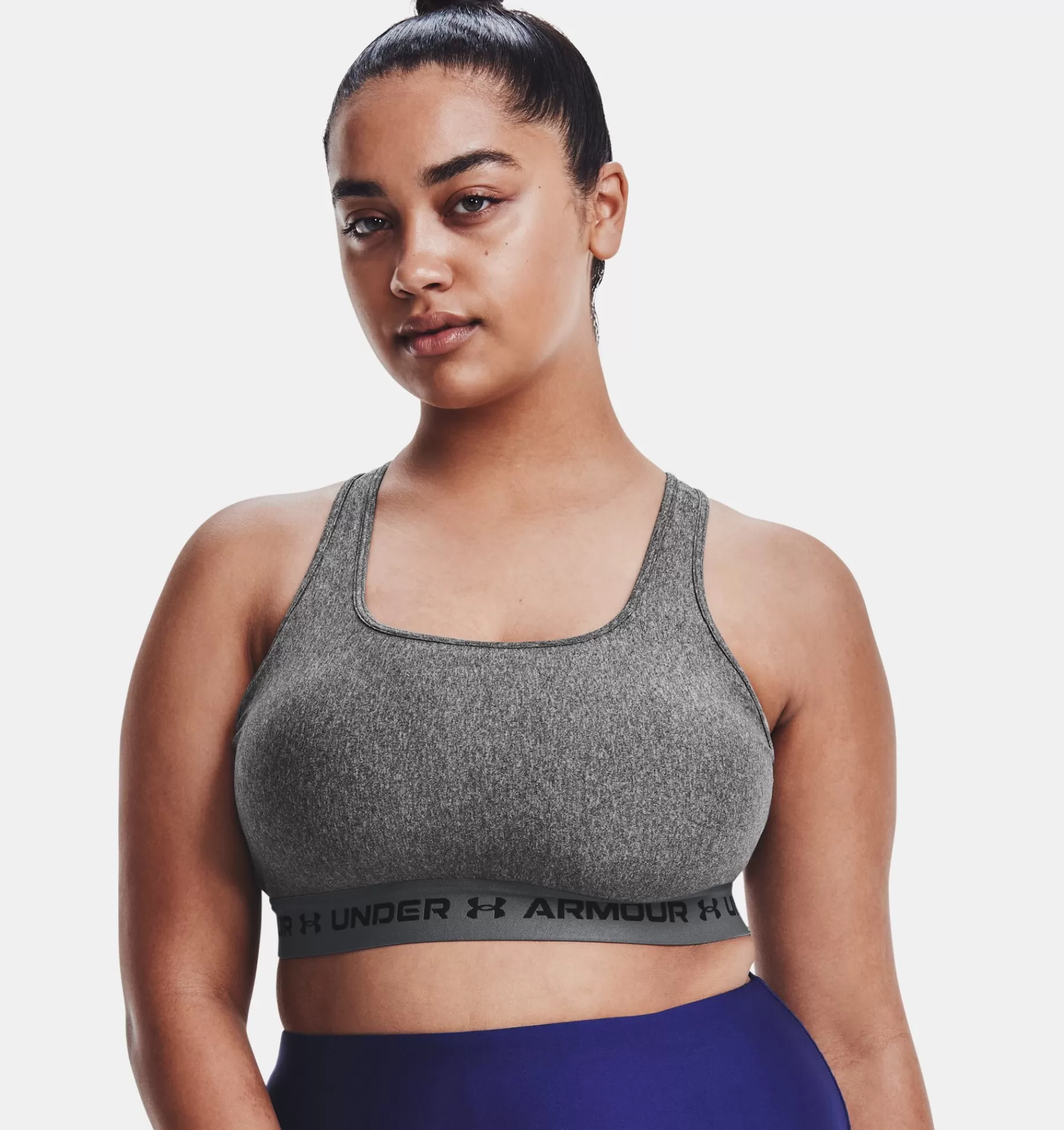 Femmes Under Armour Soutiens-Gorge De Sport<Brassiere De Sport A Dos Croise Et Maintien Modere Armour® Heather Pour Femme