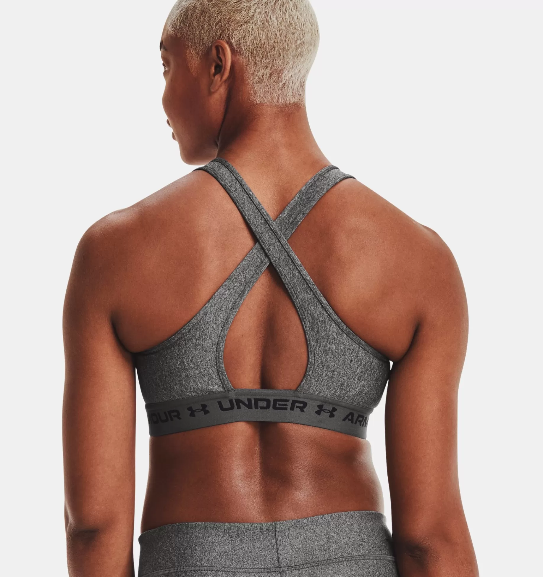 Femmes Under Armour Soutiens-Gorge De Sport<Brassiere De Sport A Dos Croise Et Maintien Modere Armour® Heather Pour Femme