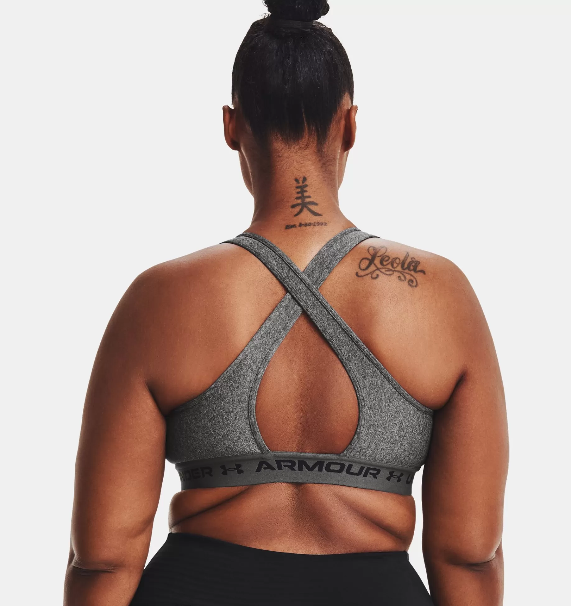 Femmes Under Armour Soutiens-Gorge De Sport<Brassiere De Sport A Dos Croise Et Maintien Modere Armour® Heather Pour Femme