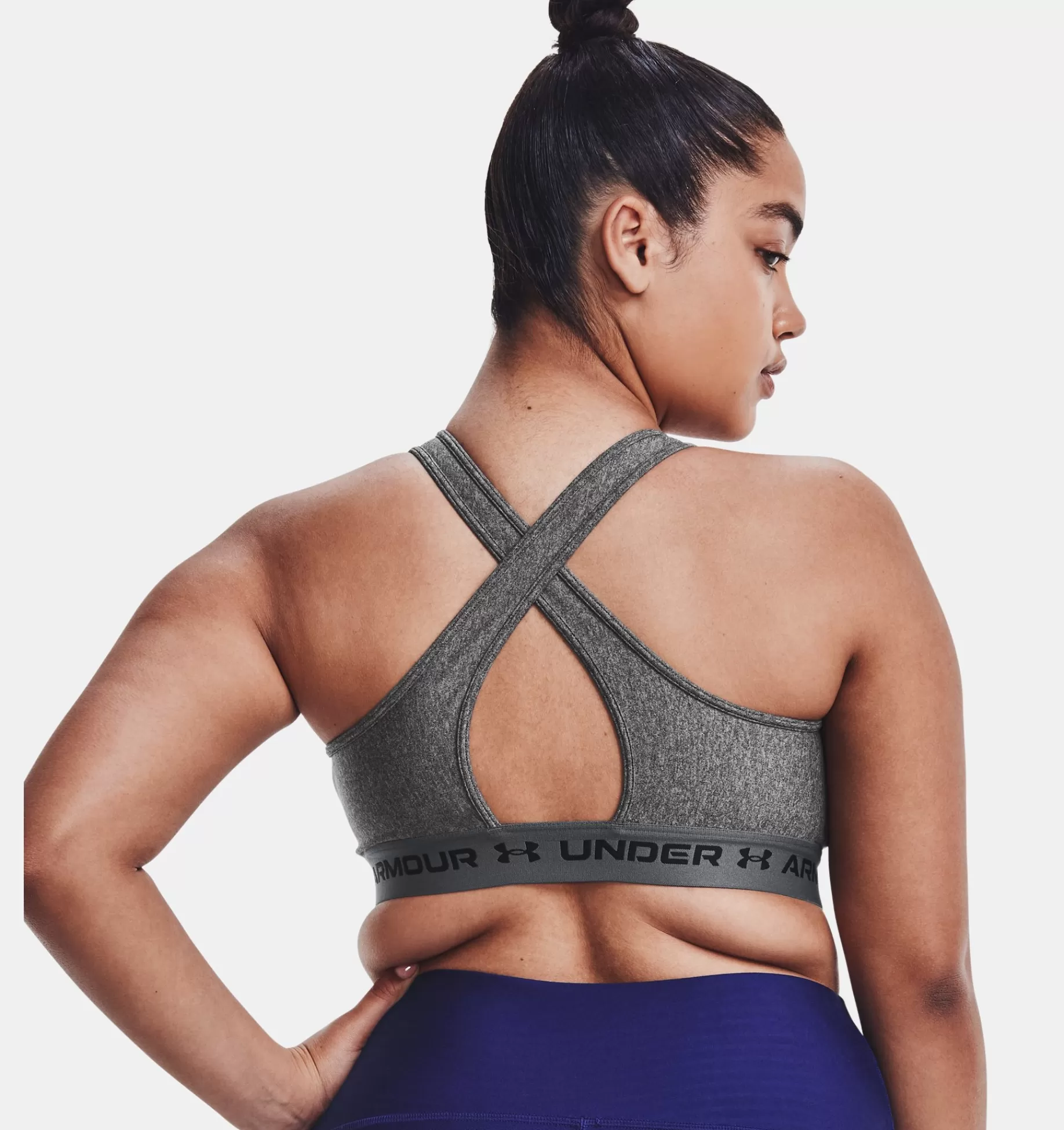 Femmes Under Armour Soutiens-Gorge De Sport<Brassiere De Sport A Dos Croise Et Maintien Modere Armour® Heather Pour Femme
