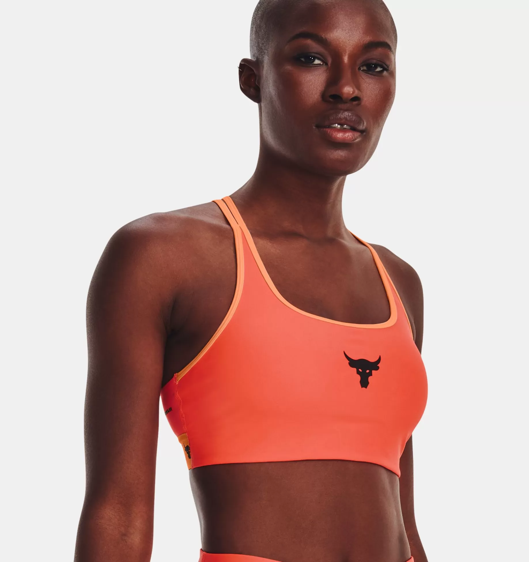 Femmes Under Armour Soutiens-Gorge De Sport<Brassiere De Sport A Dos Croise Project Rock Family Pour Femme