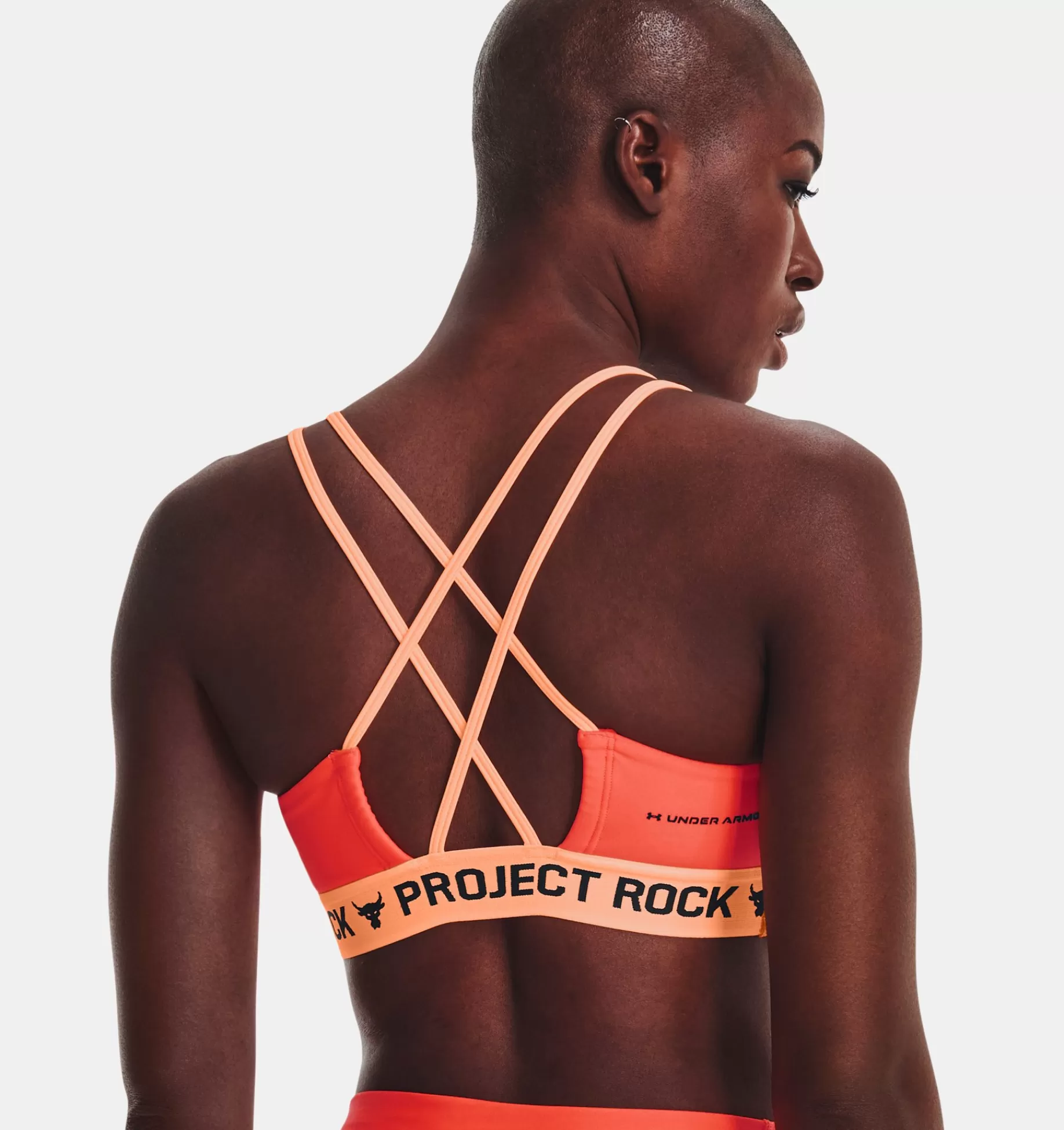 Femmes Under Armour Soutiens-Gorge De Sport<Brassiere De Sport A Dos Croise Project Rock Family Pour Femme