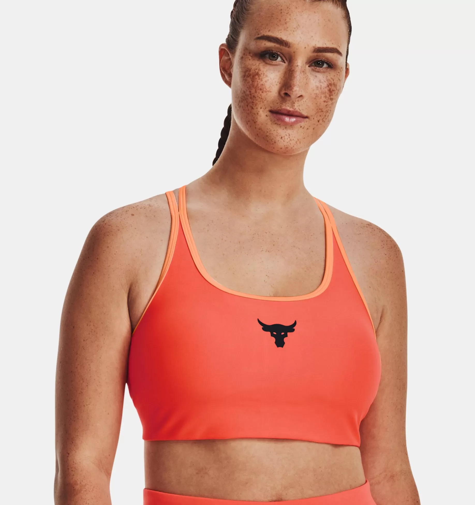 Femmes Under Armour Soutiens-Gorge De Sport<Brassiere De Sport A Dos Croise Project Rock Family Pour Femme