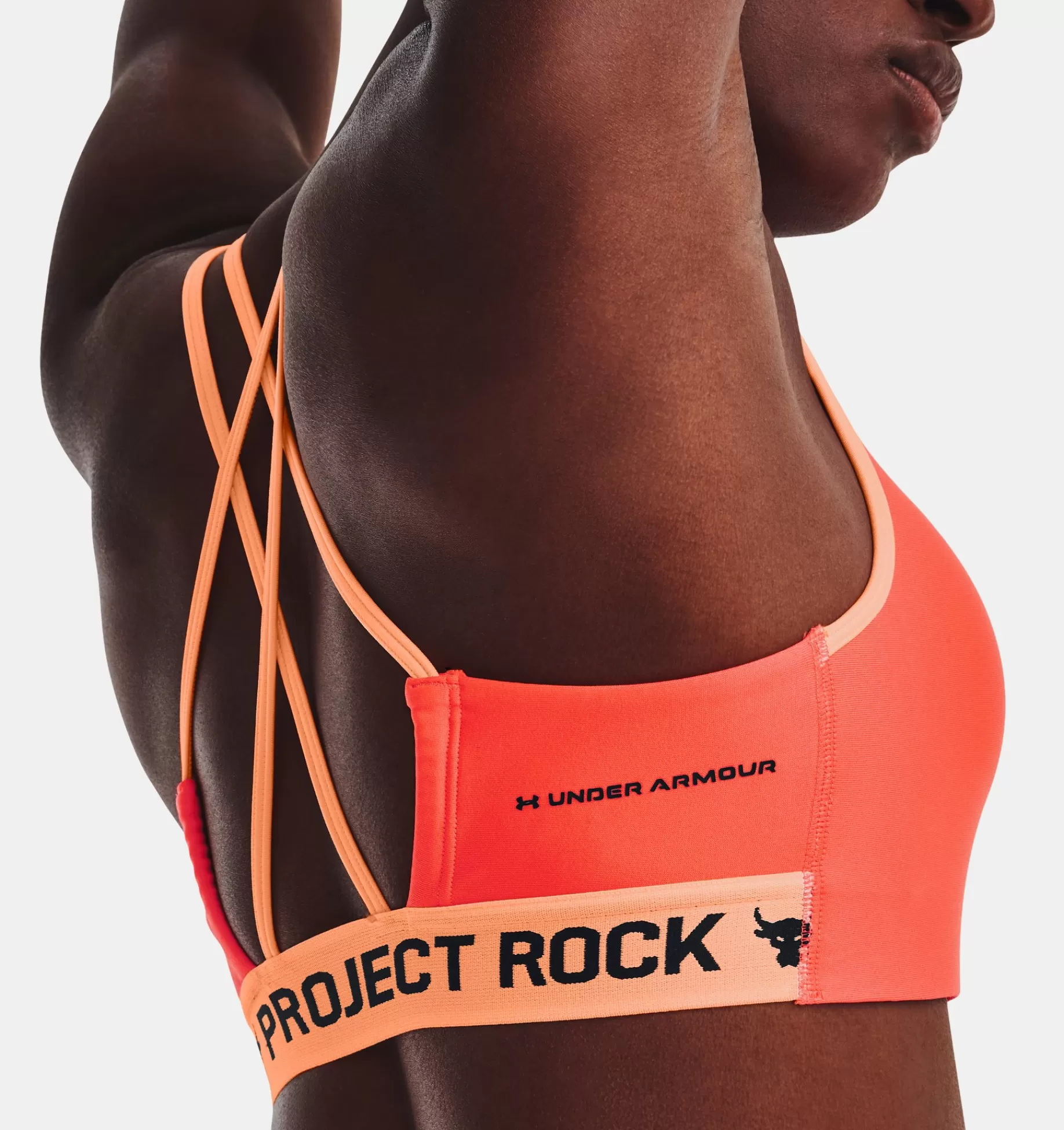 Femmes Under Armour Soutiens-Gorge De Sport<Brassiere De Sport A Dos Croise Project Rock Family Pour Femme