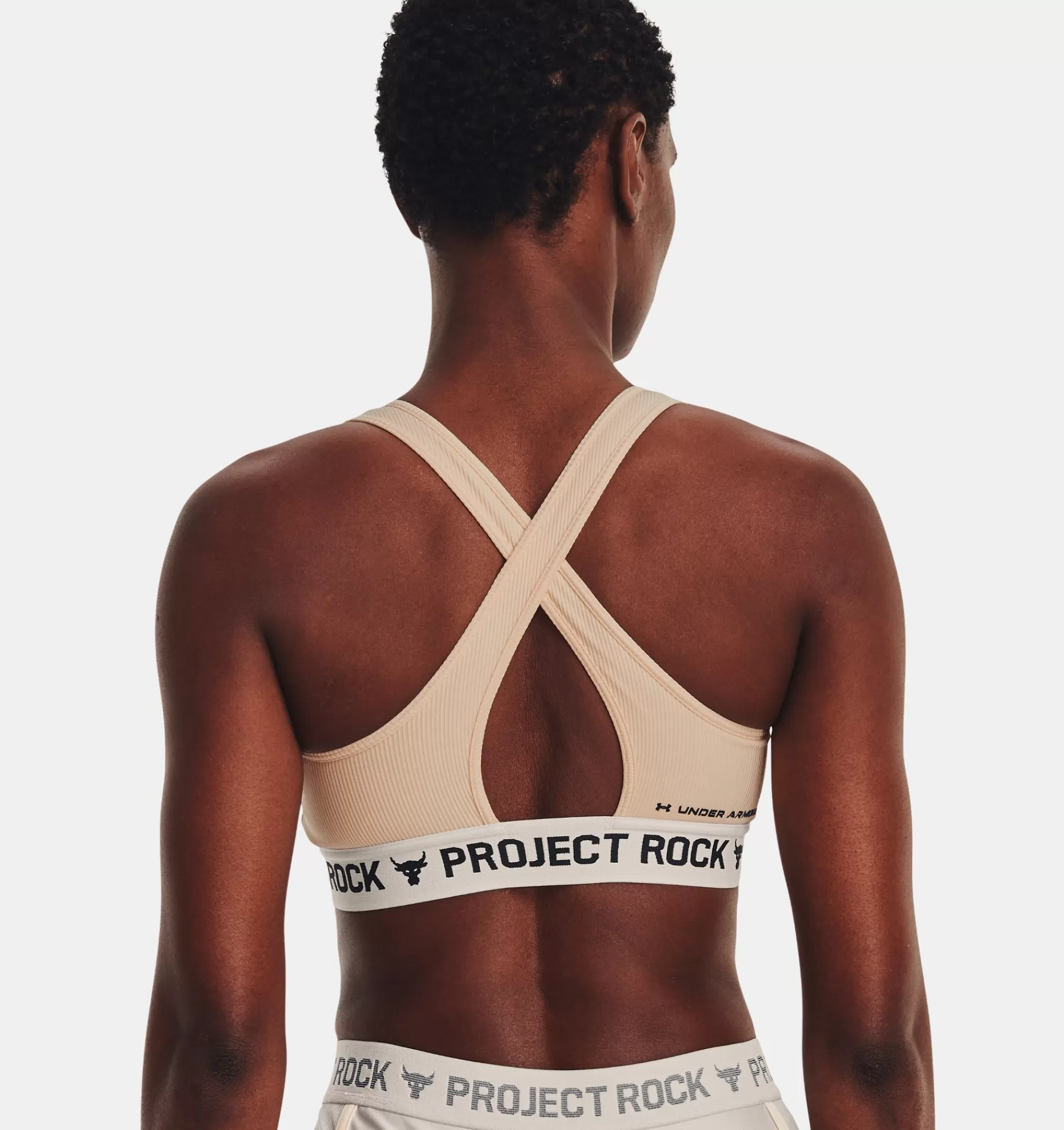 Femmes Under Armour Soutiens-Gorge De Sport<Brassiere De Sport A Dos Croise Project Rock Training Ground Pour Femme