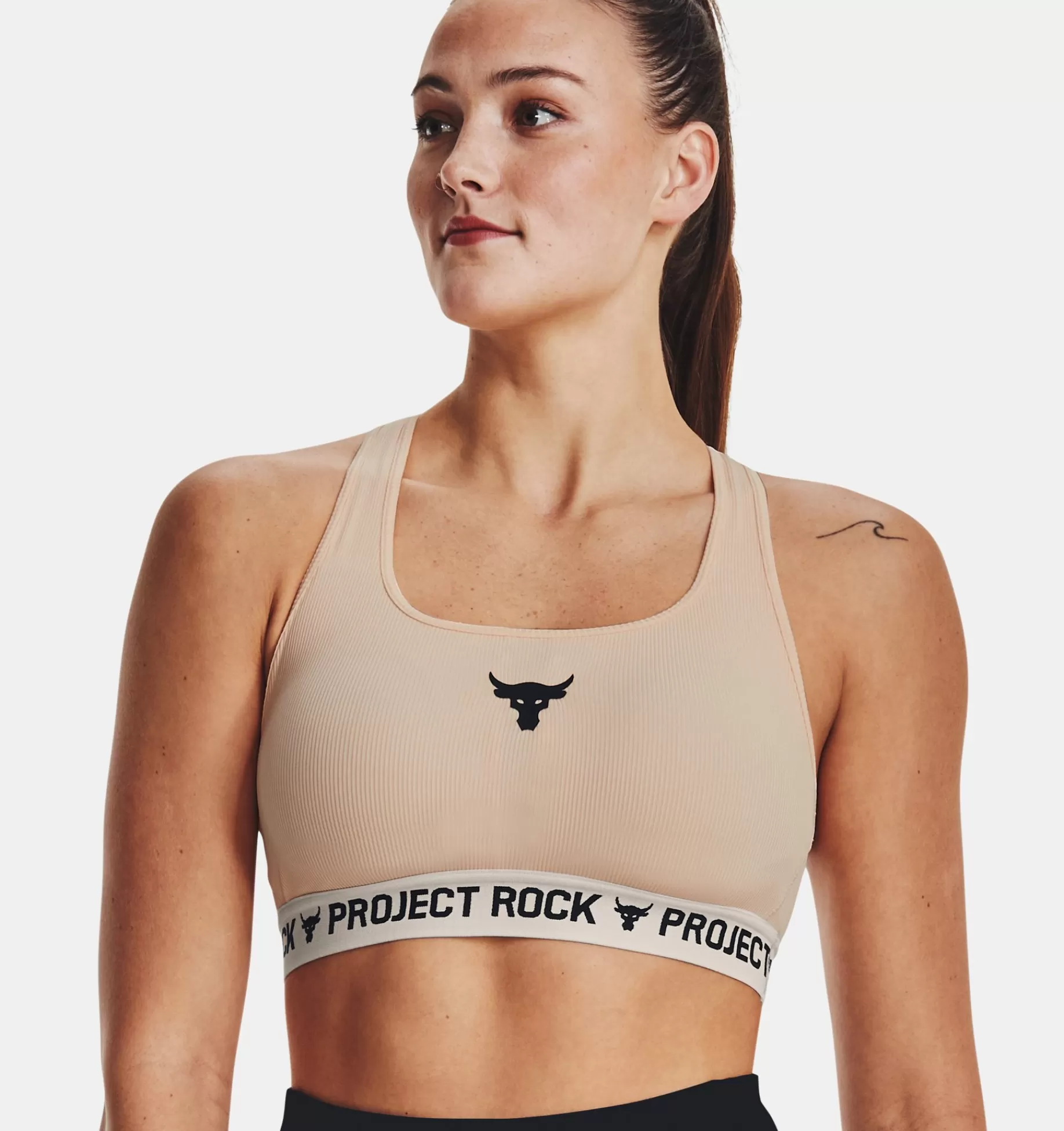 Femmes Under Armour Soutiens-Gorge De Sport<Brassiere De Sport A Dos Croise Project Rock Training Ground Pour Femme