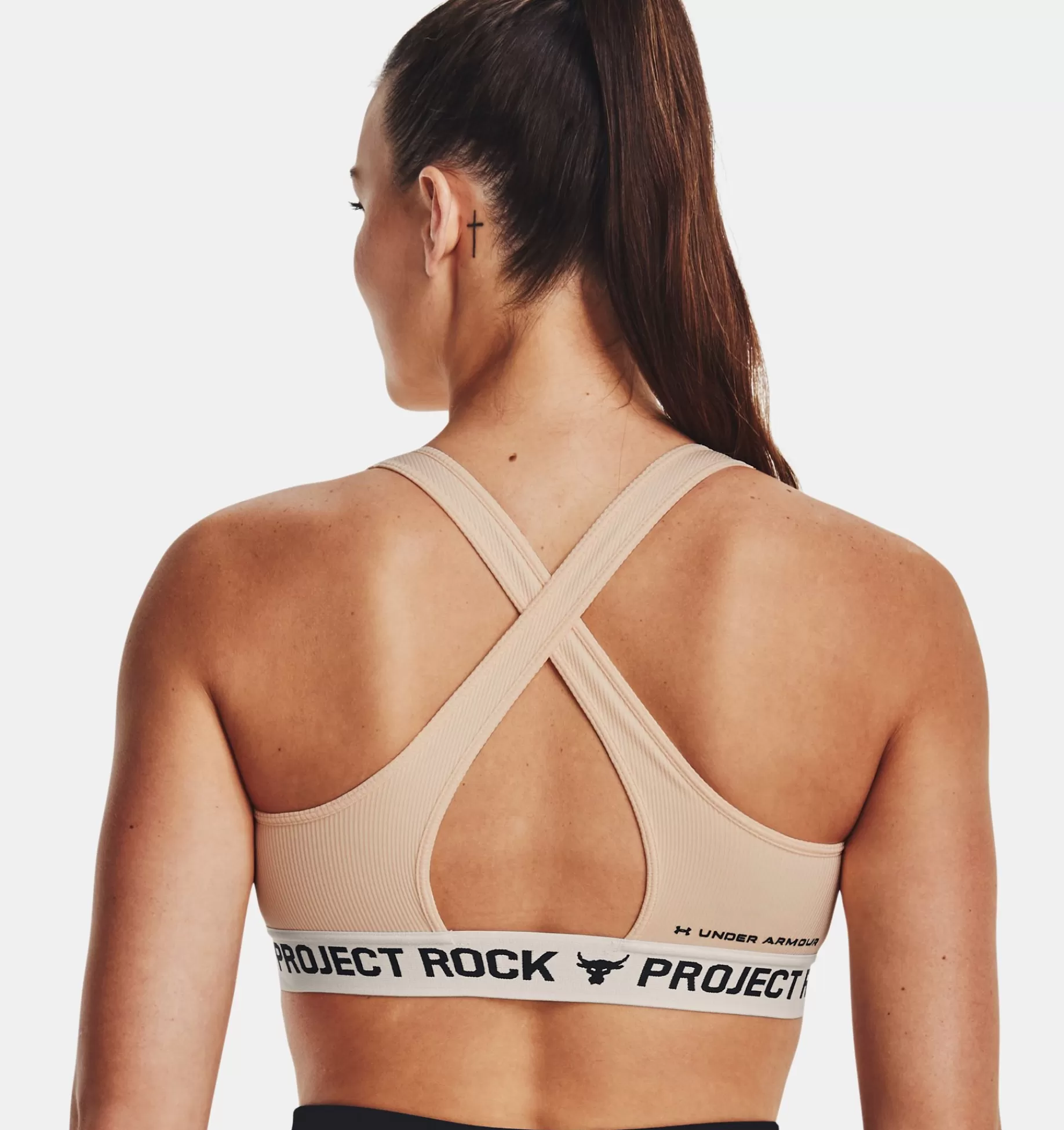 Femmes Under Armour Soutiens-Gorge De Sport<Brassiere De Sport A Dos Croise Project Rock Training Ground Pour Femme