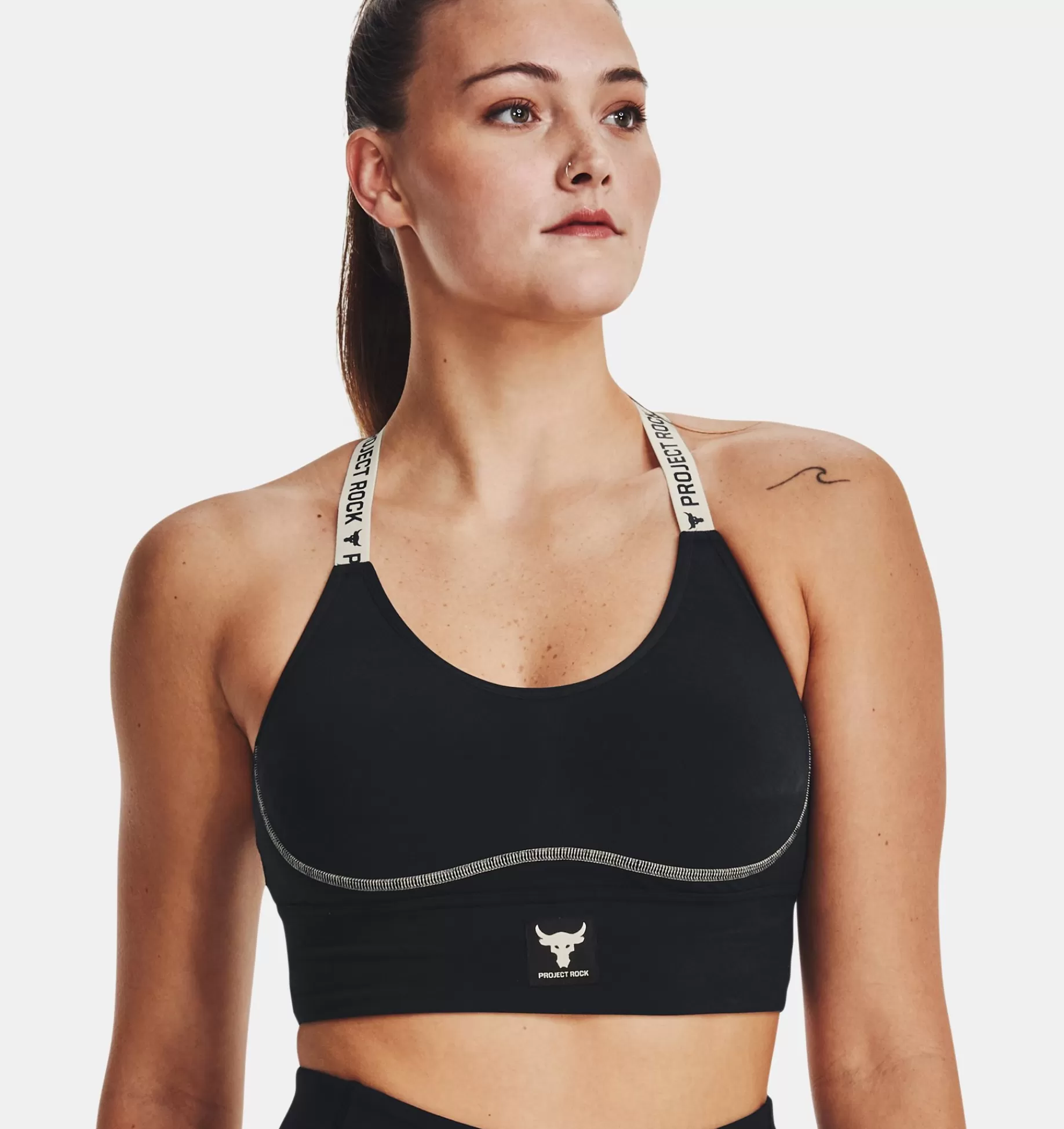 Femmes Under Armour Soutiens-Gorge De Sport<Brassiere De Sport A Maintien Modere Project Rock Infinity Pour Femme
