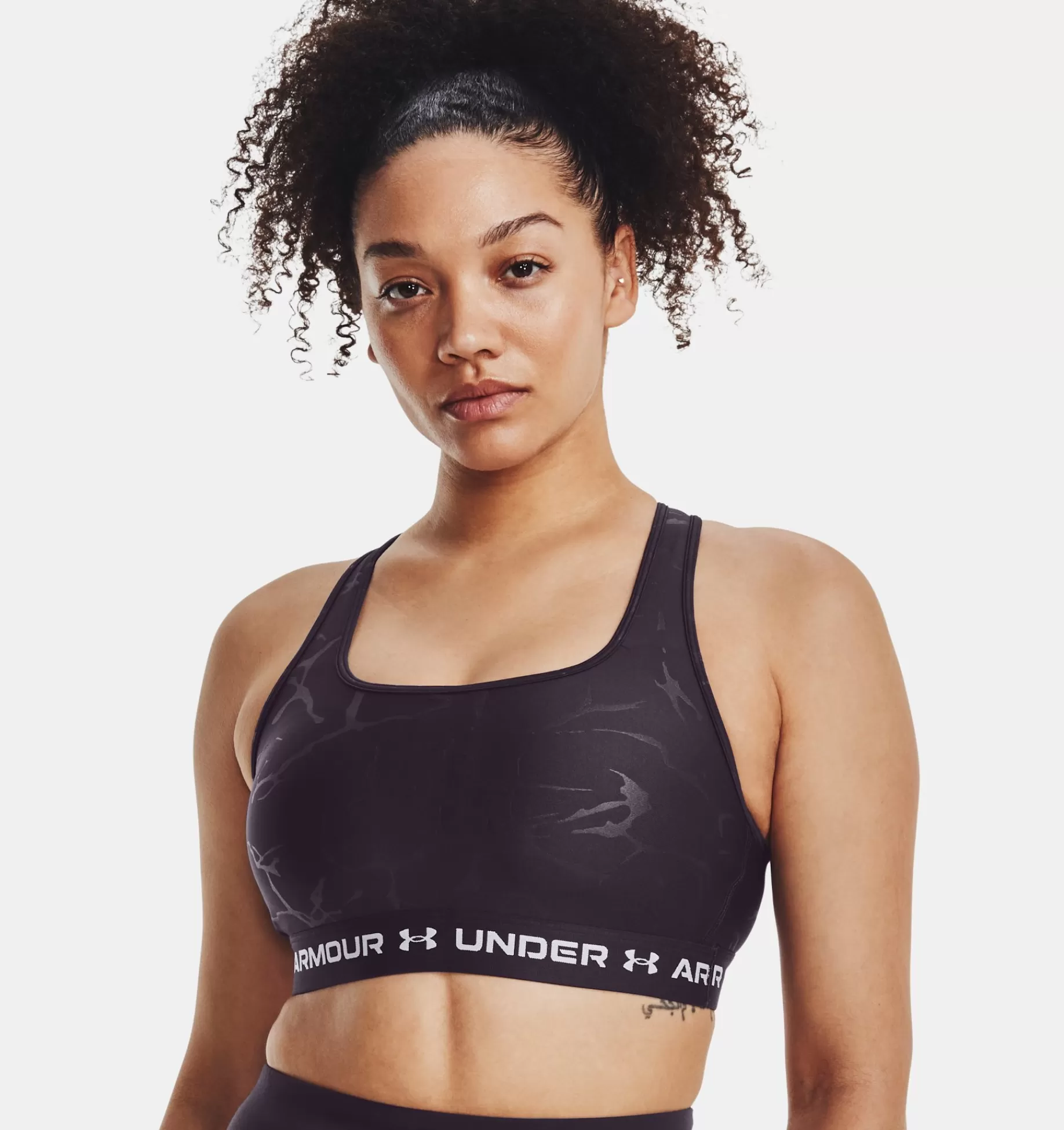 Femmes Under Armour Soutiens-Gorge De Sport<Brassiere De Sport Armour® Mid Crossback Emboss Pour Femme