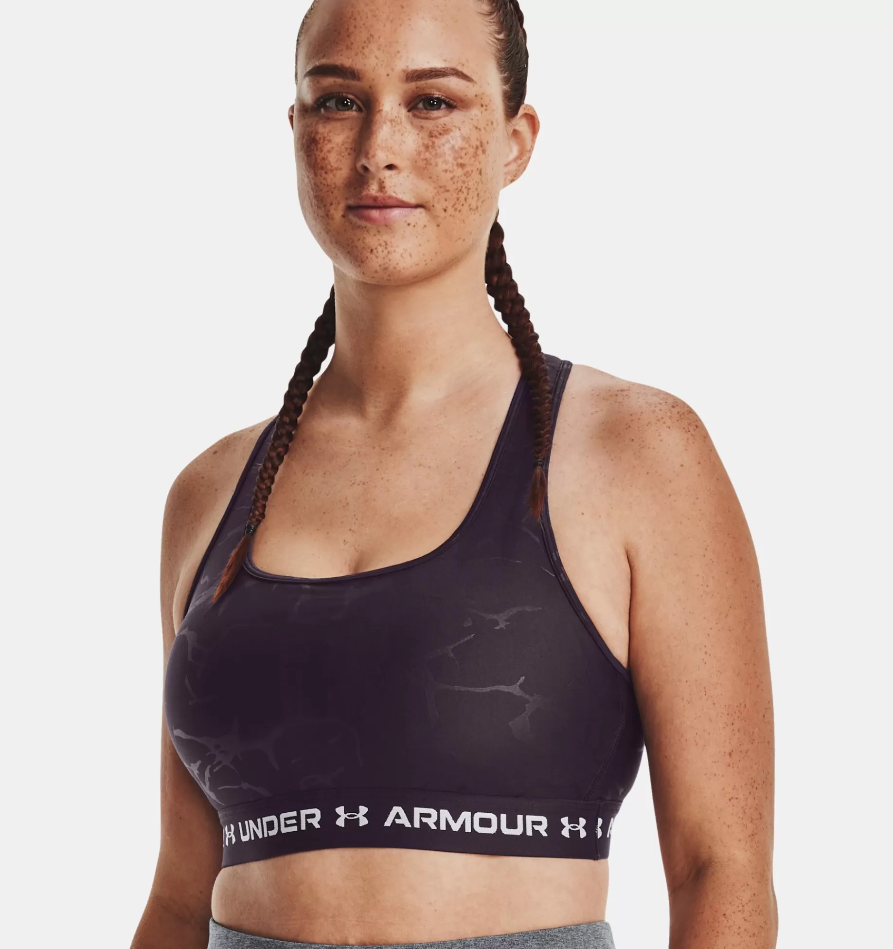 Femmes Under Armour Soutiens-Gorge De Sport<Brassiere De Sport Armour® Mid Crossback Emboss Pour Femme