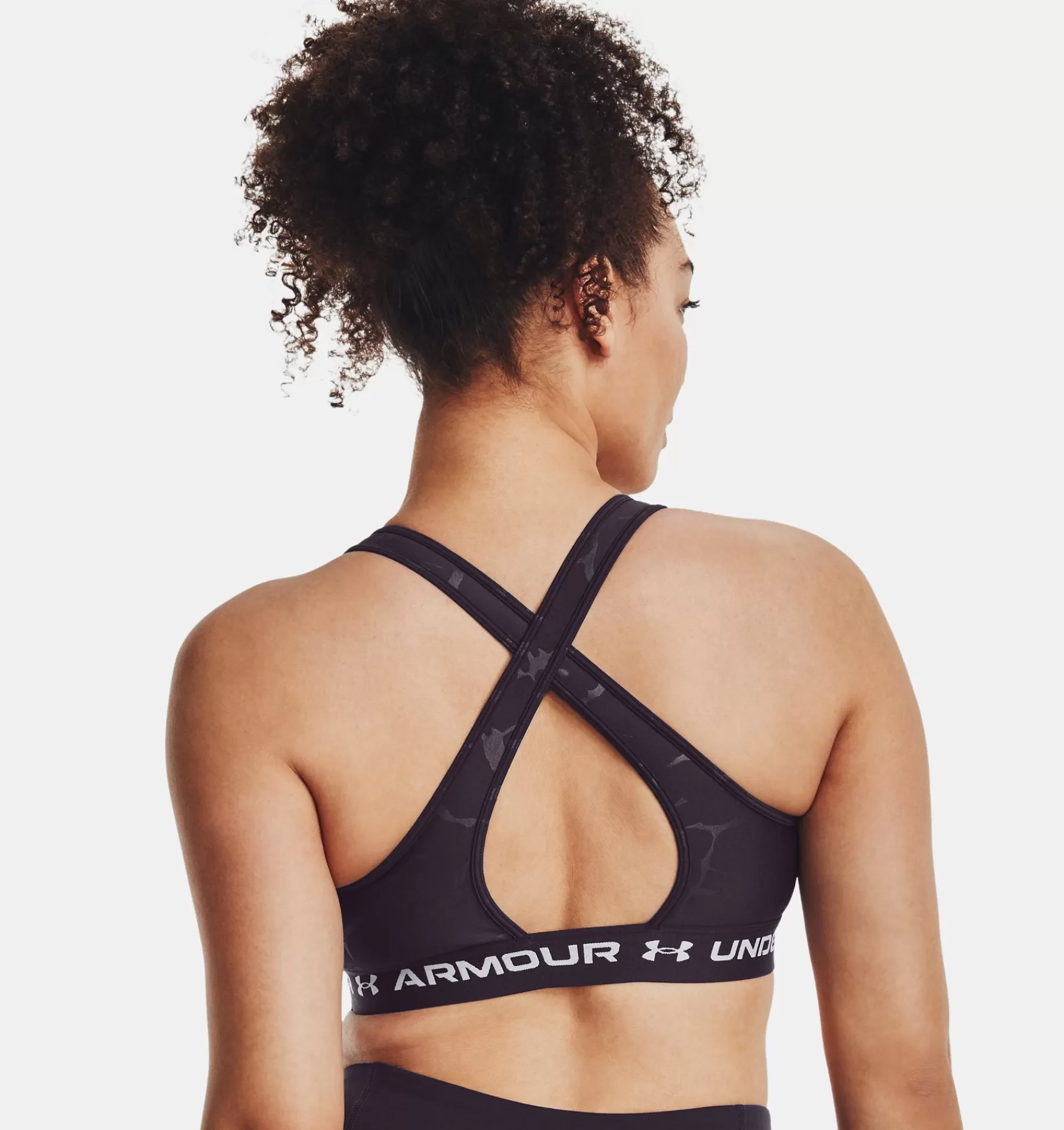 Femmes Under Armour Soutiens-Gorge De Sport<Brassiere De Sport Armour® Mid Crossback Emboss Pour Femme
