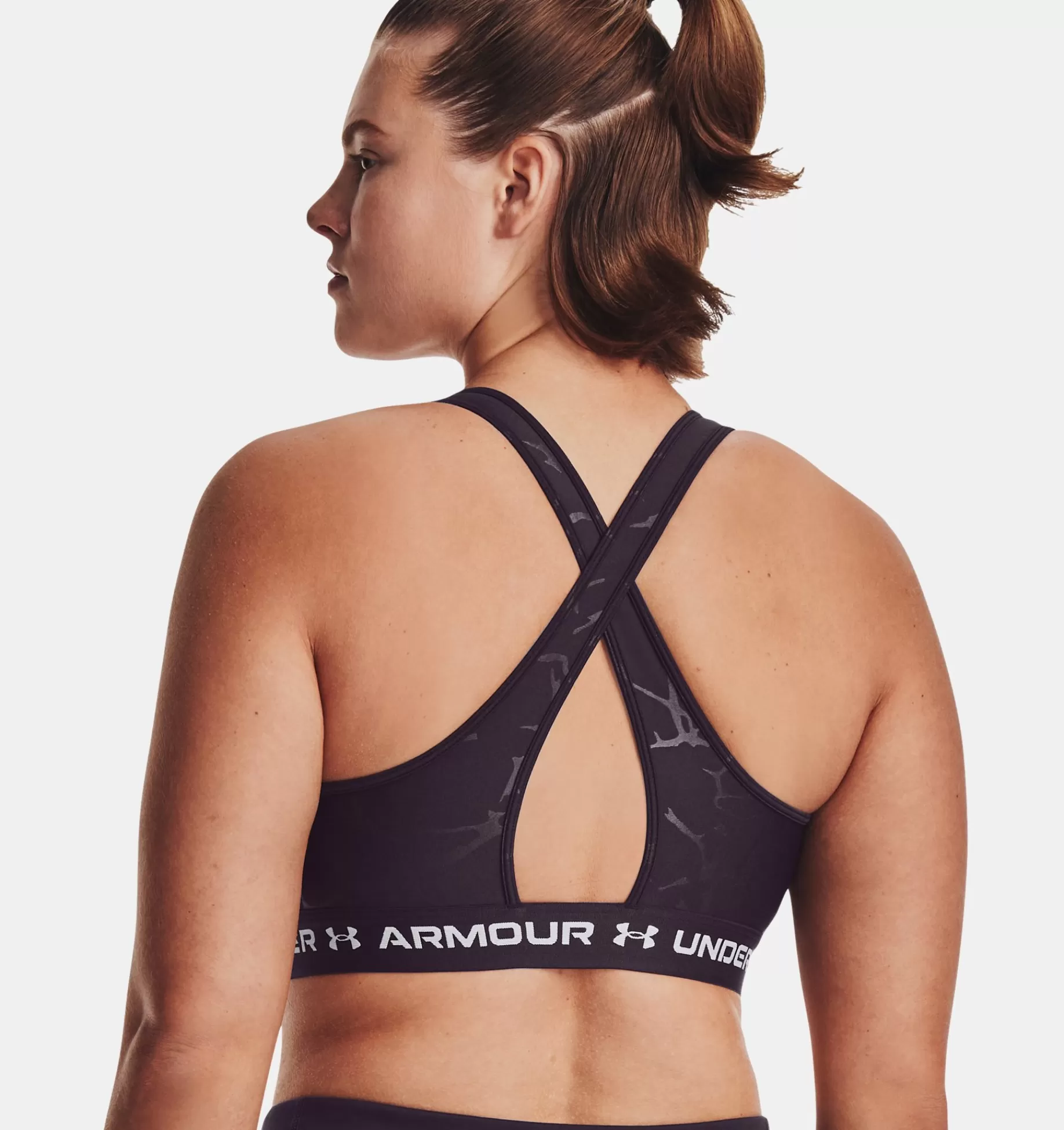Femmes Under Armour Soutiens-Gorge De Sport<Brassiere De Sport Armour® Mid Crossback Emboss Pour Femme