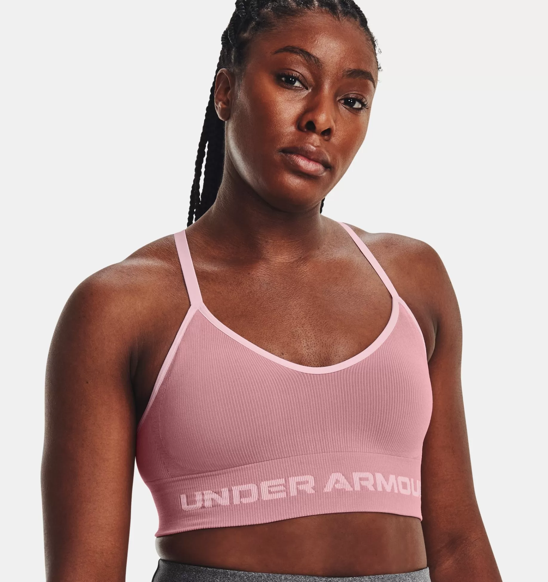 Femmes Under Armour Soutiens-Gorge De Sport<Brassiere De Sport Ua Seamless Low Longline Rib Pour Femme