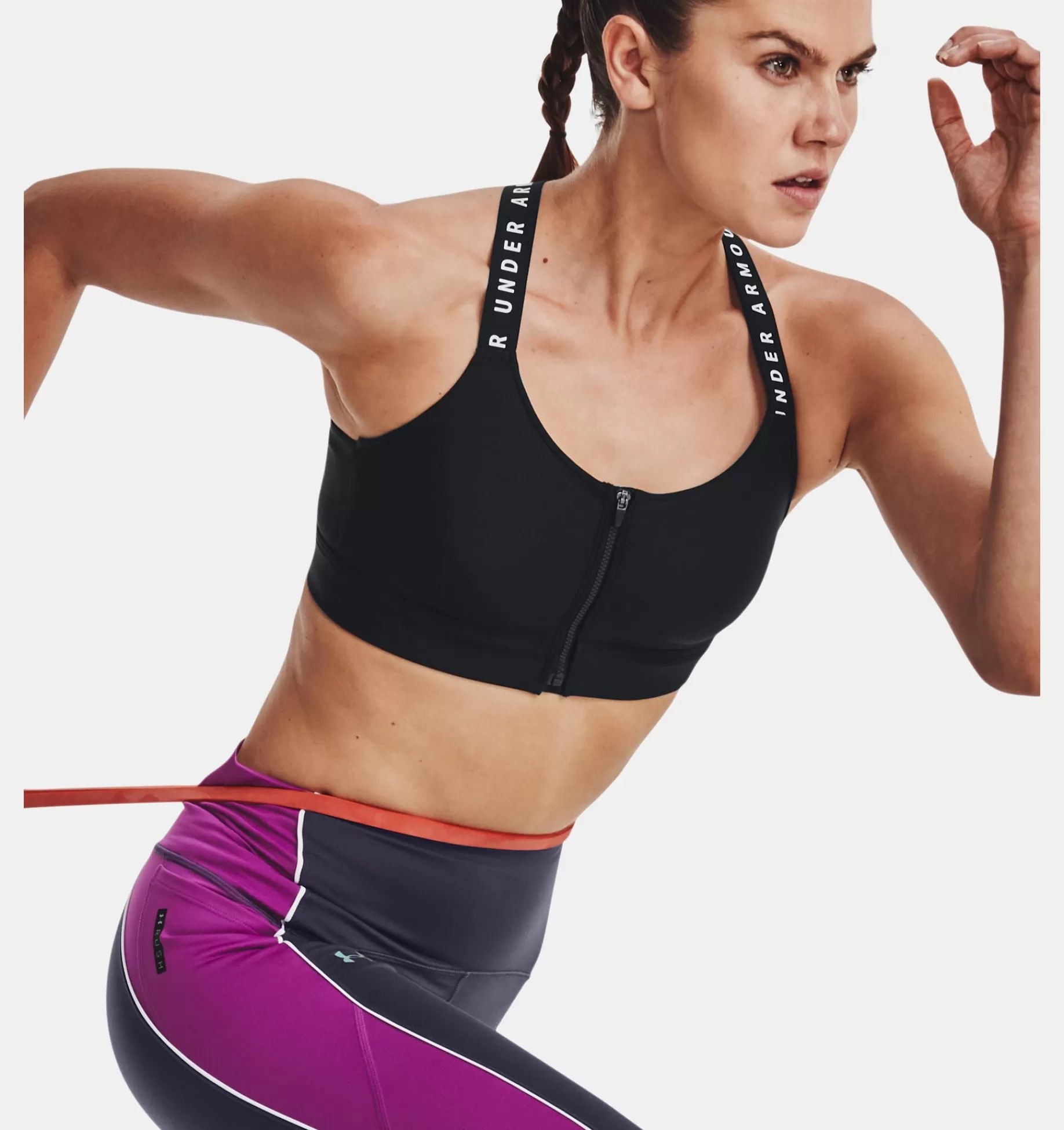 Femmes Under Armour Soutiens-Gorge De Sport<Brassiere De Sport Zippee A Maintien Superieur Uainfinity Pour Femme