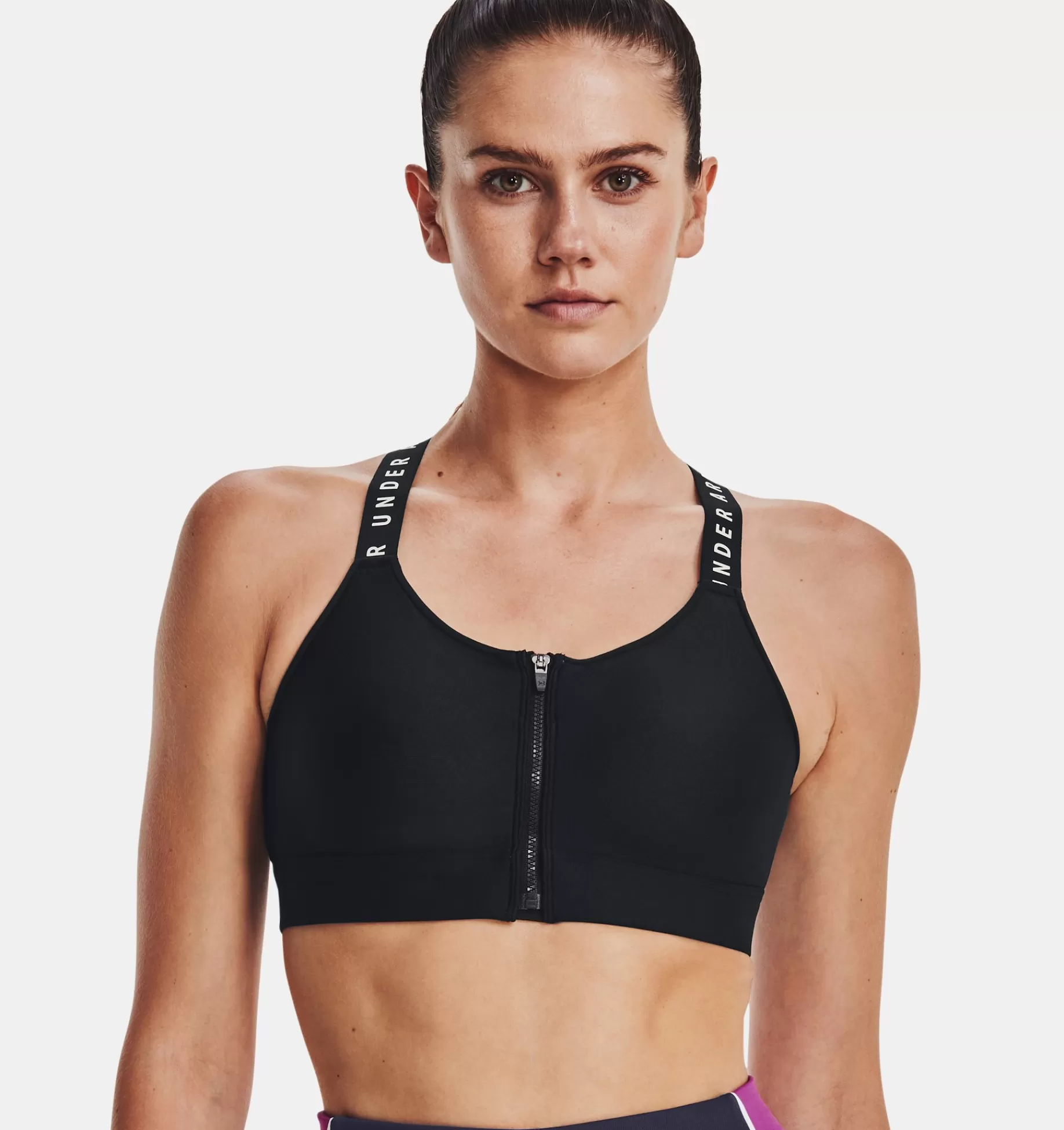 Femmes Under Armour Soutiens-Gorge De Sport<Brassiere De Sport Zippee A Maintien Superieur Uainfinity Pour Femme