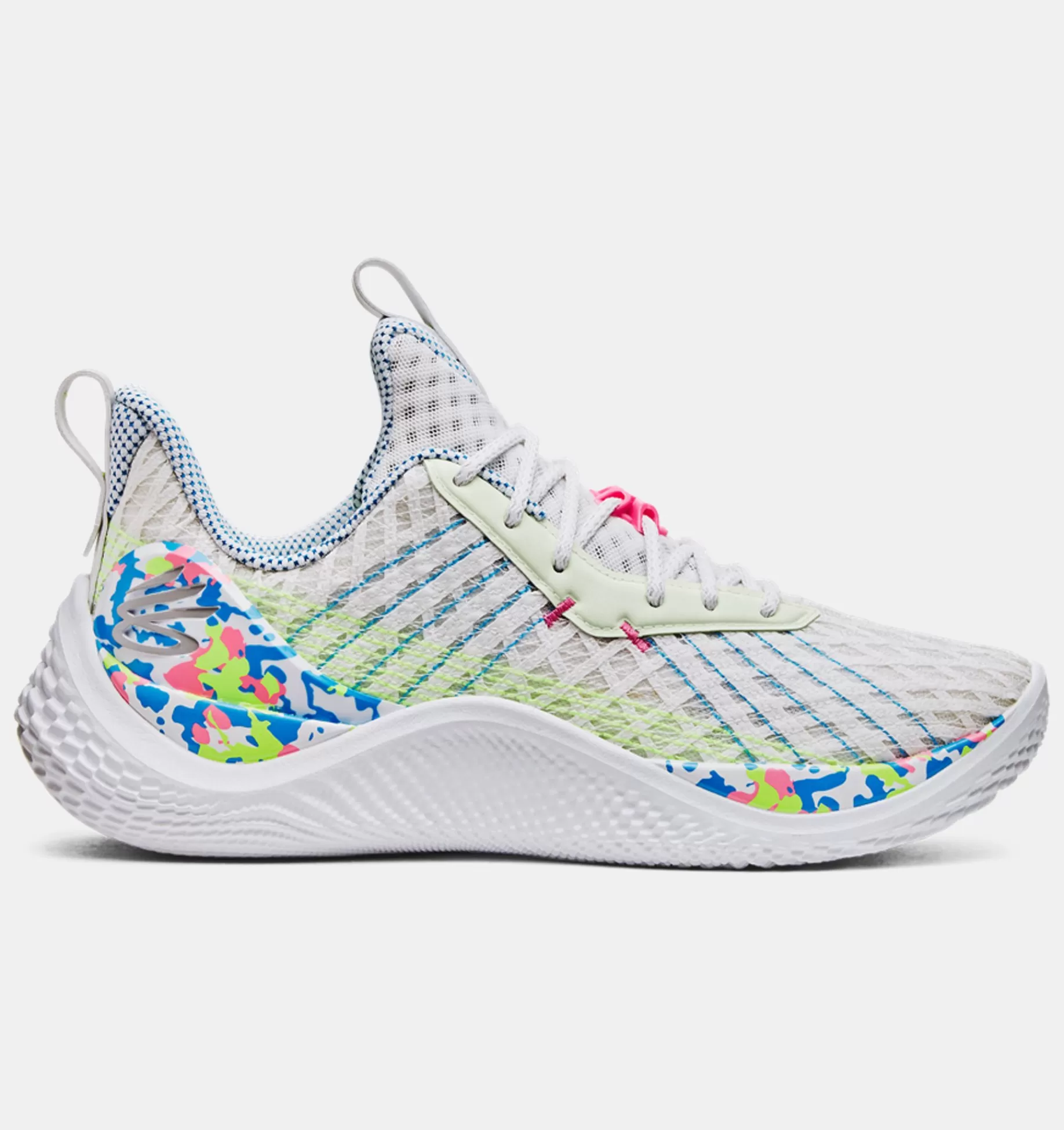 Femmes Under Armour Chaussures<Chaussure De Basket Curry Flow10 Splash Party Unisexe