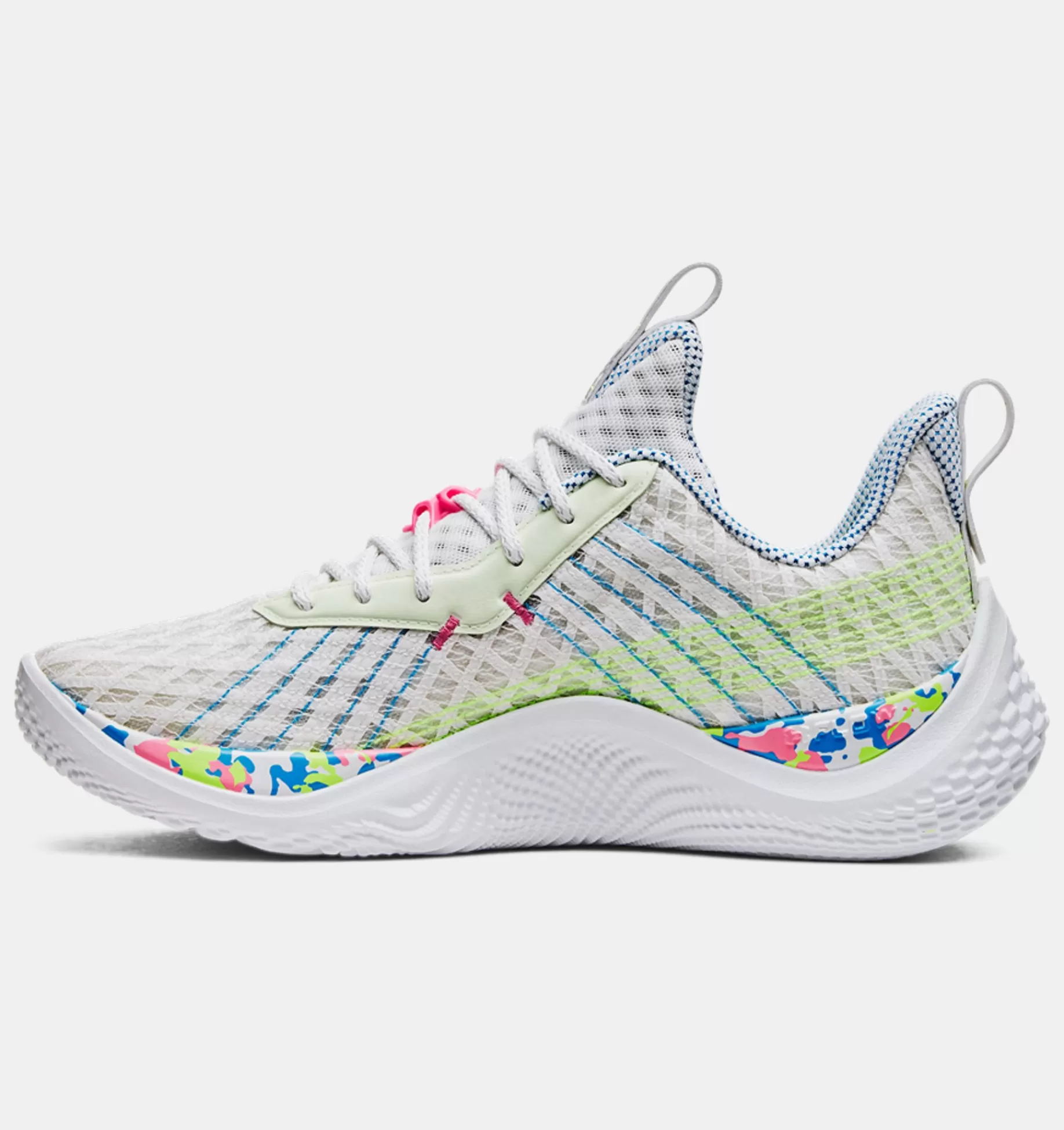 Femmes Under Armour Chaussures<Chaussure De Basket Curry Flow10 Splash Party Unisexe