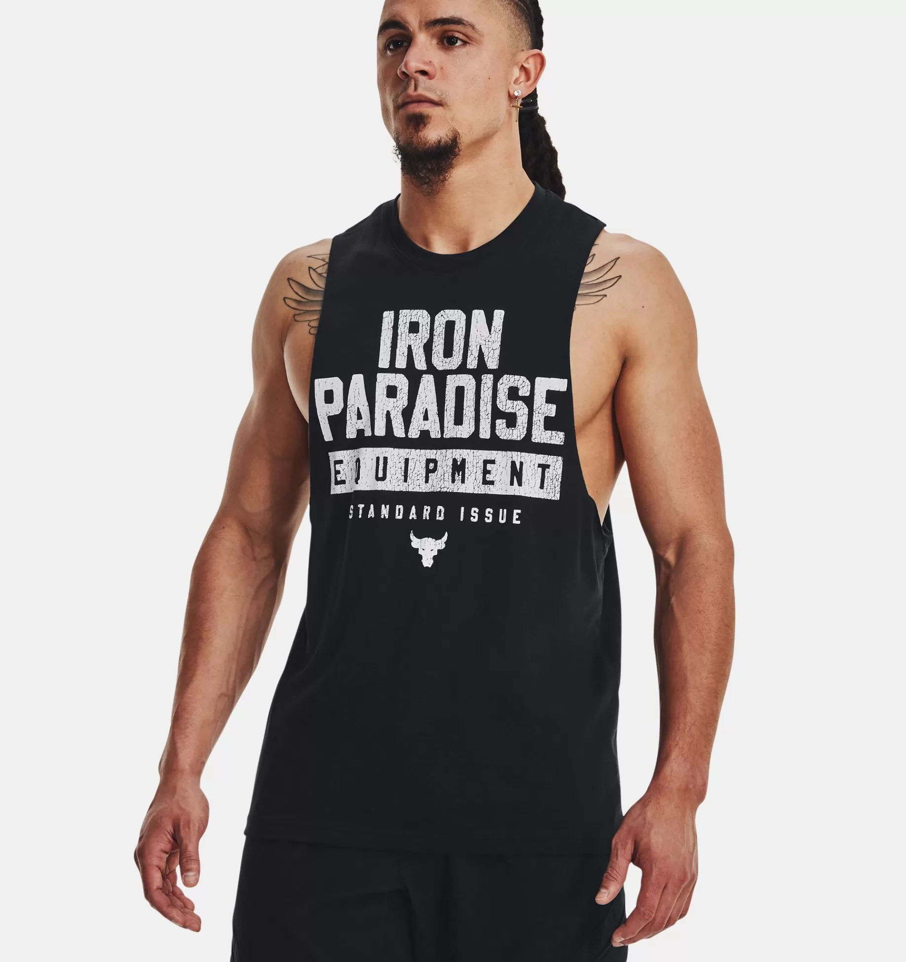 Hommes Under Armour Hauts<Debardeur Project Rock Iron Muscle Pour Homme