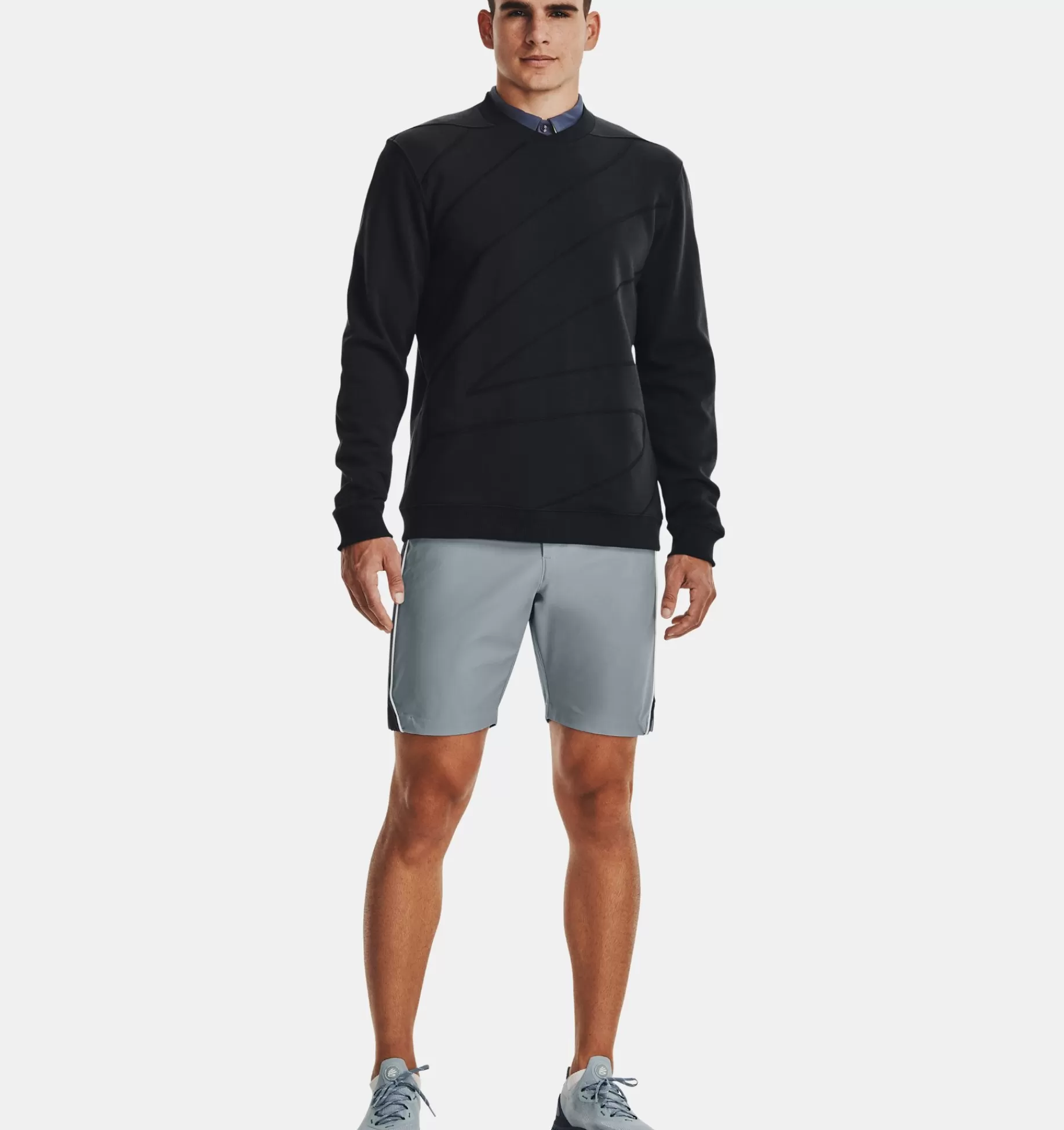 Hommes Under Armour Hauts<Haut A Col Ras Du Cou Et Manches Longues Curry Pour Homme