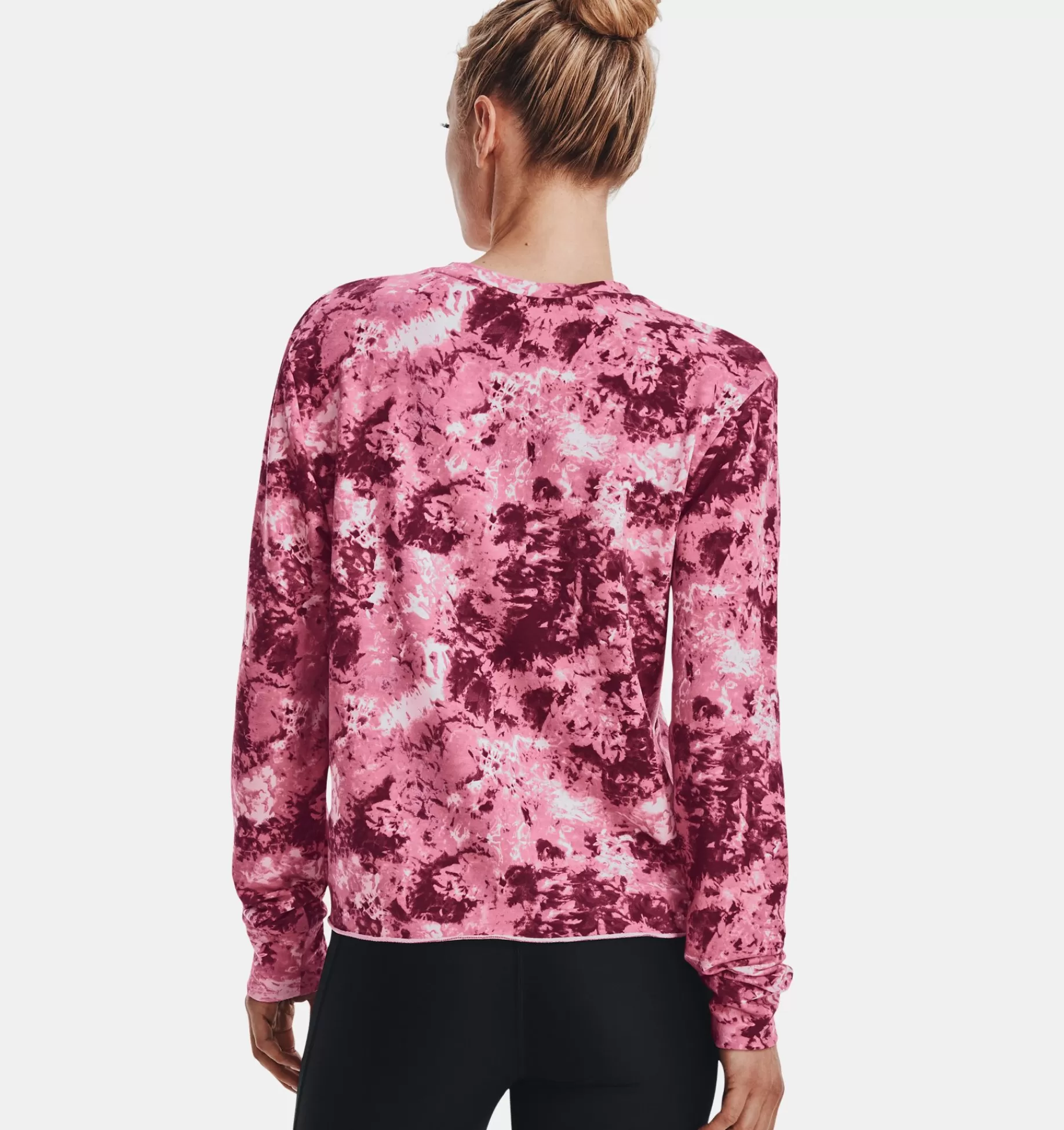 Femmes Under Armour Hauts<Haut A Col Ras Du Cou Imprime Uarival Terry Pour Femmes