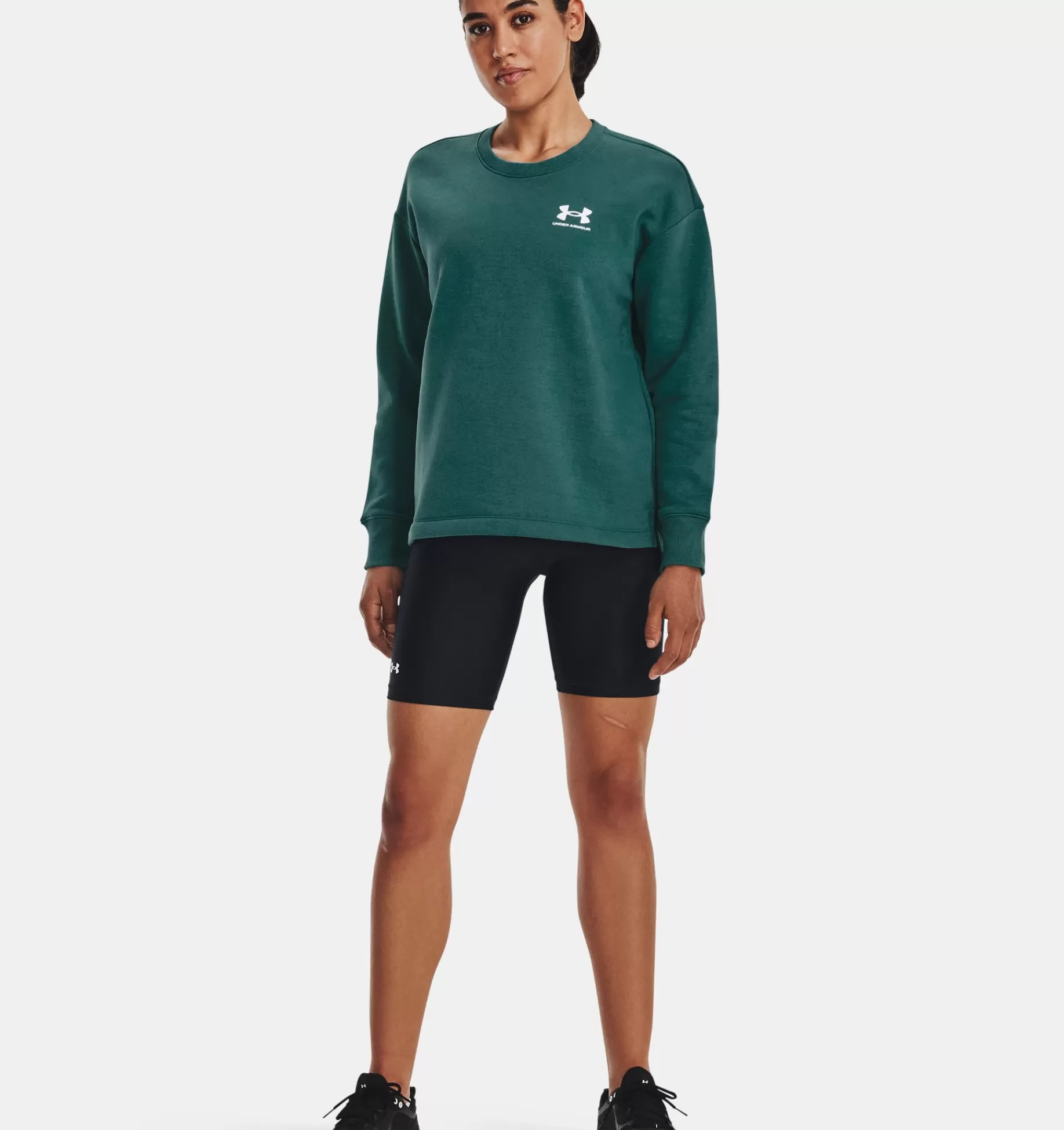 Femmes Under Armour Hauts<Haut A Col Ras Du Cou Oversize Ua Rival Fleece Pour Femme