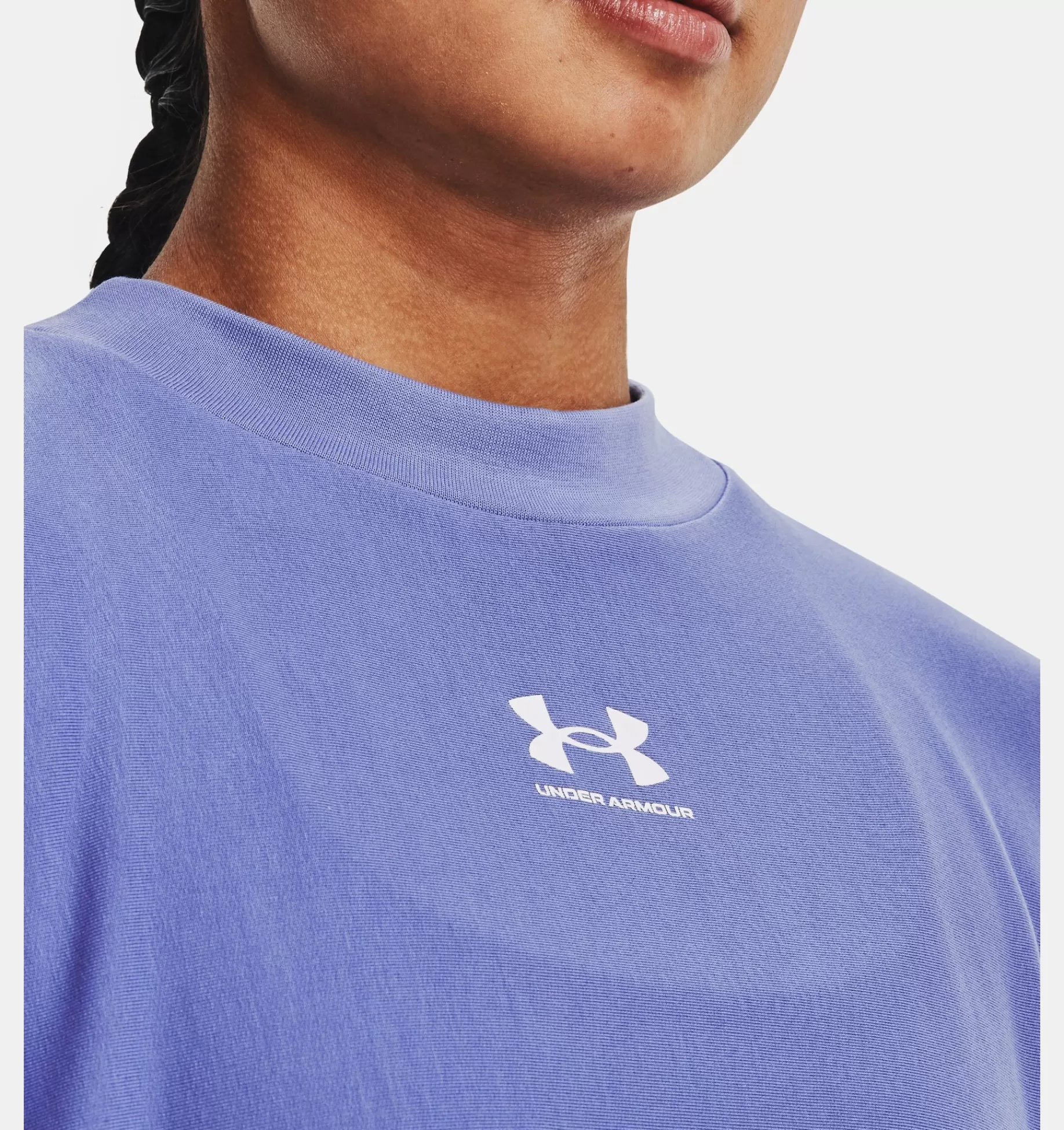 Femmes Under Armour Hauts<Haut A Col Ras Du Cou Oversize Uarival Terry Pour Femme