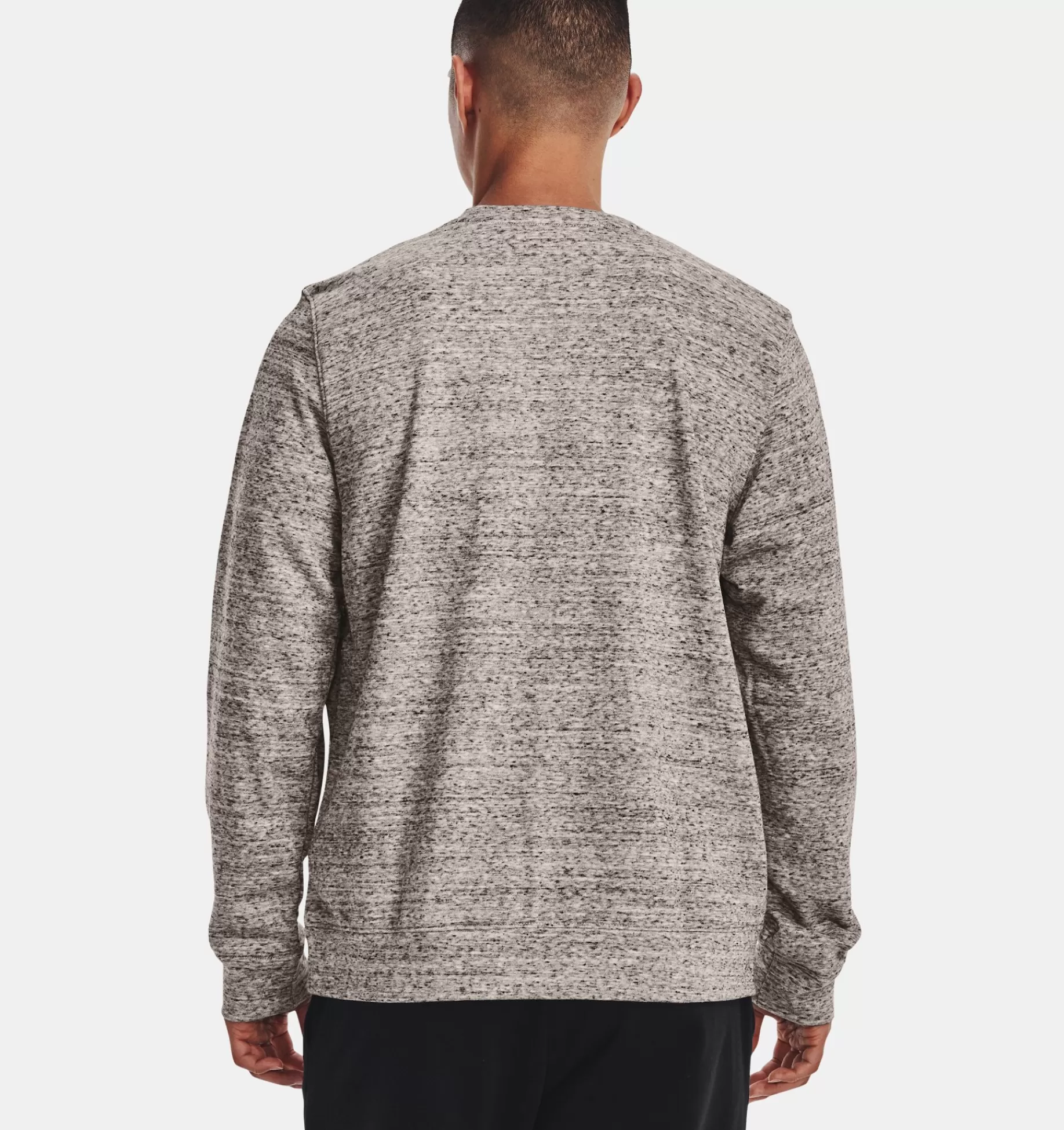 Hommes Under Armour Hauts<Haut A Col Ras Du Cou Uarival Terry Logo Pour Hommes
