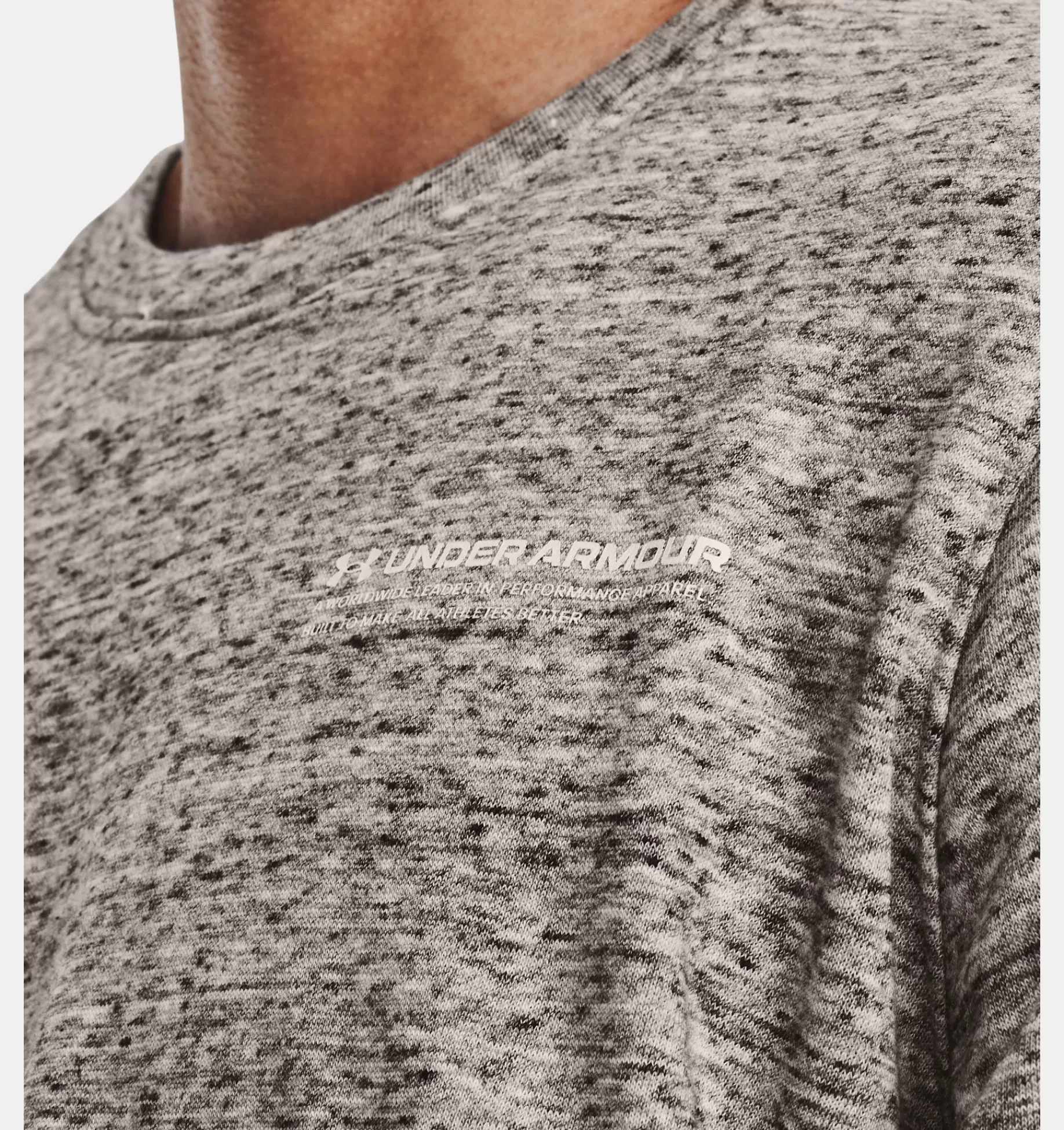 Hommes Under Armour Hauts<Haut A Col Ras Du Cou Uarival Terry Logo Pour Hommes