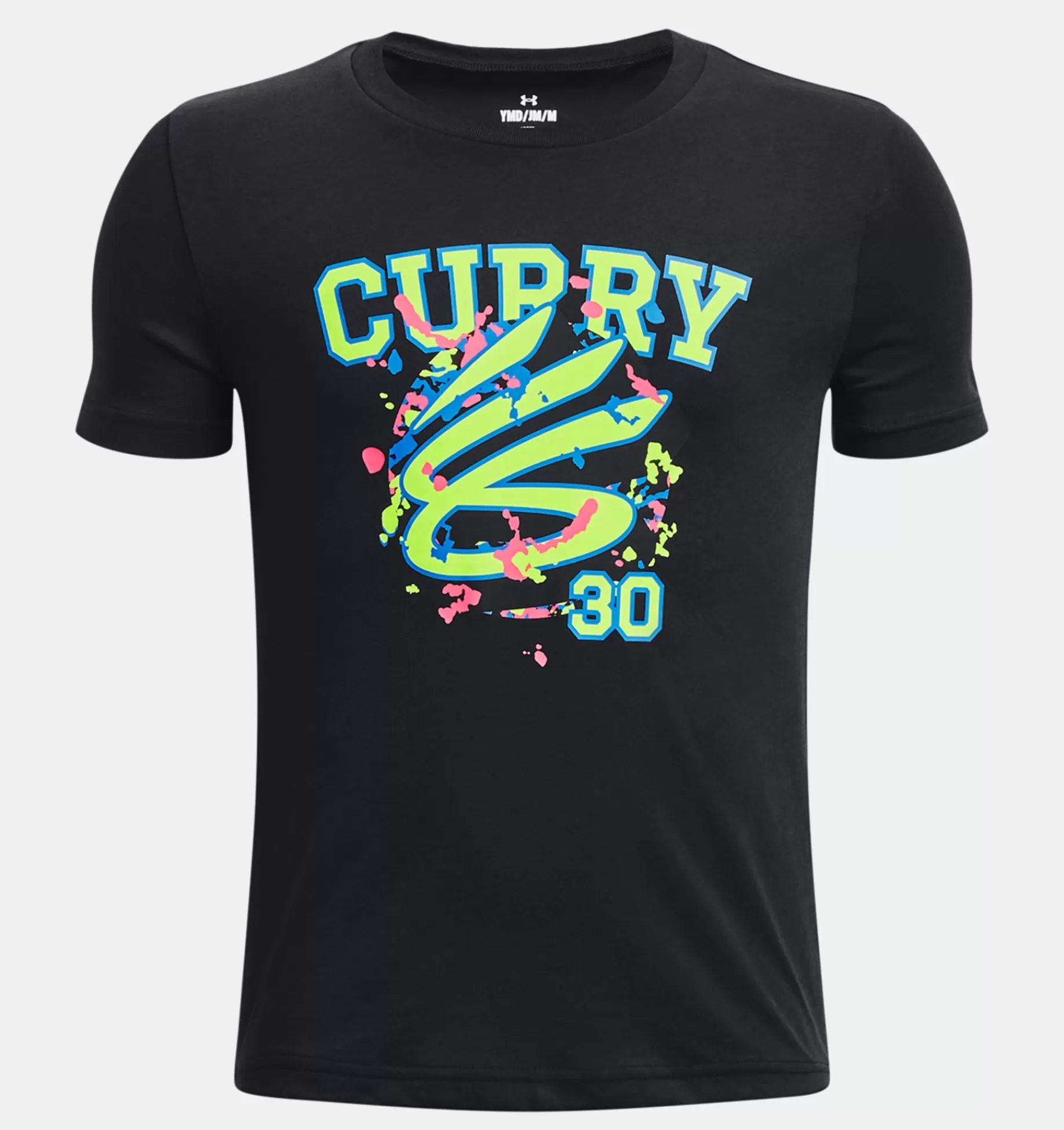 Garçons Under Armour Hauts<Haut A Manches Courtes Curry Logo Pour Garcon