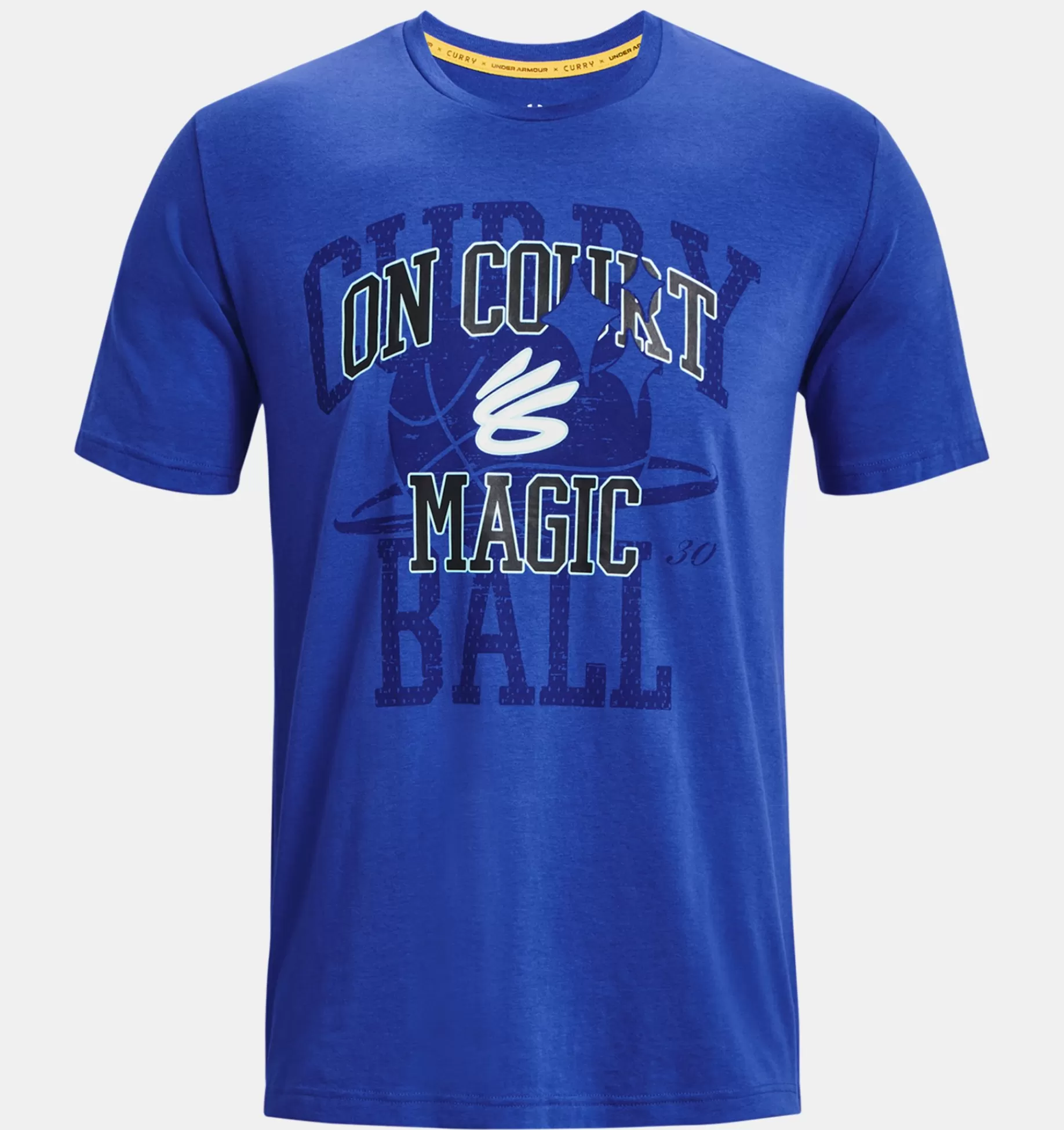 Hommes Under Armour Hauts<Haut A Manches Courtes Curry On Court Magic Pour Homme