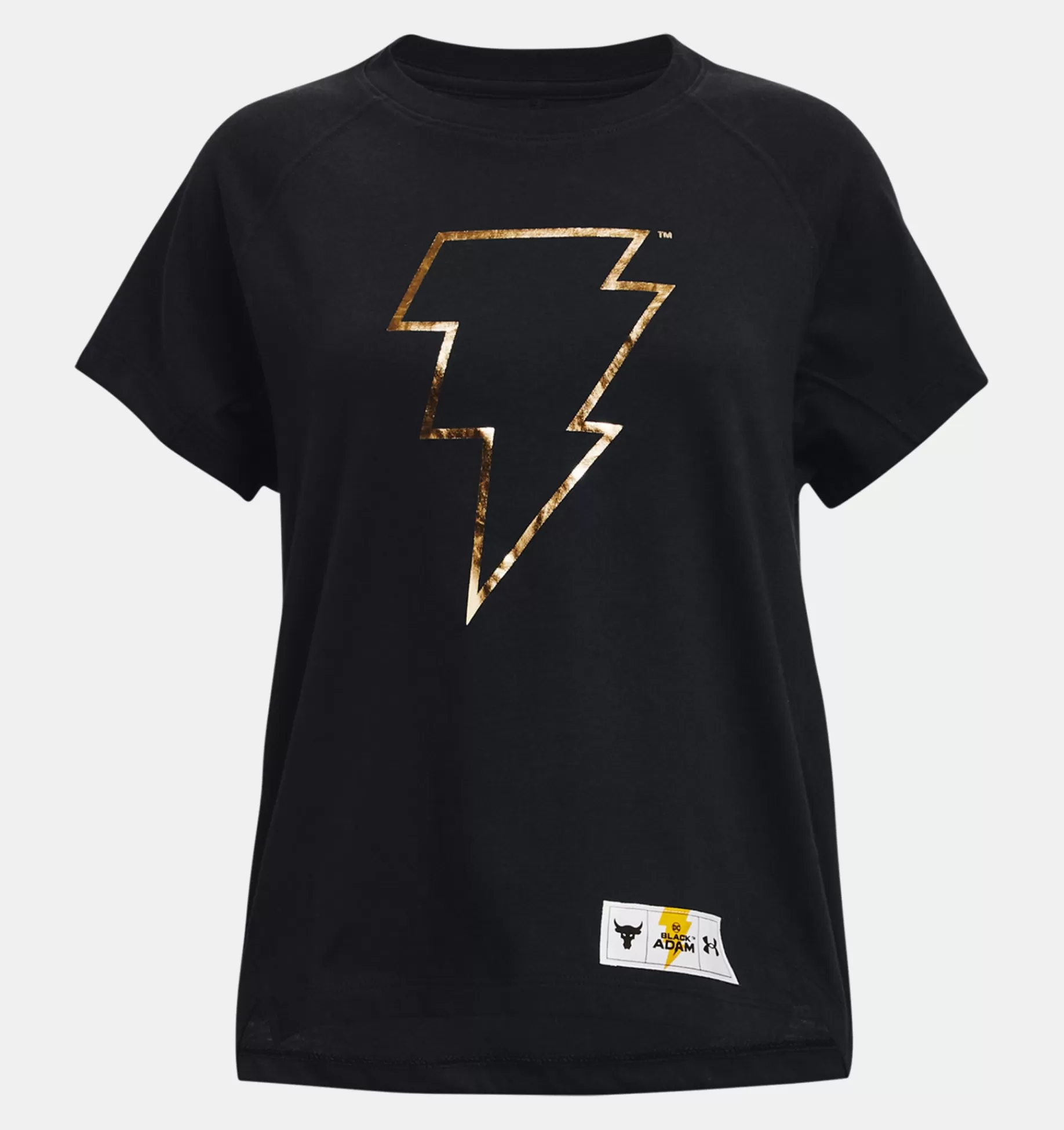 Filles Under Armour Hauts<Haut A Manches Courtes Project Rock Black Adam Pour Filles