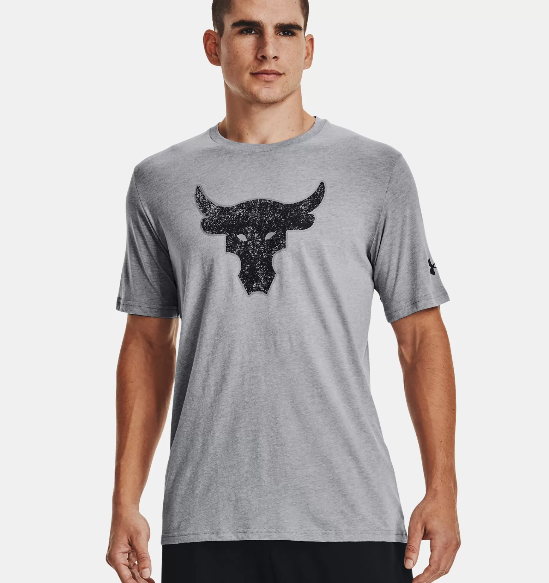 Hommes Under Armour Hauts<Haut A Manches Courtes Project Rock Brahma Bull Pour Homme