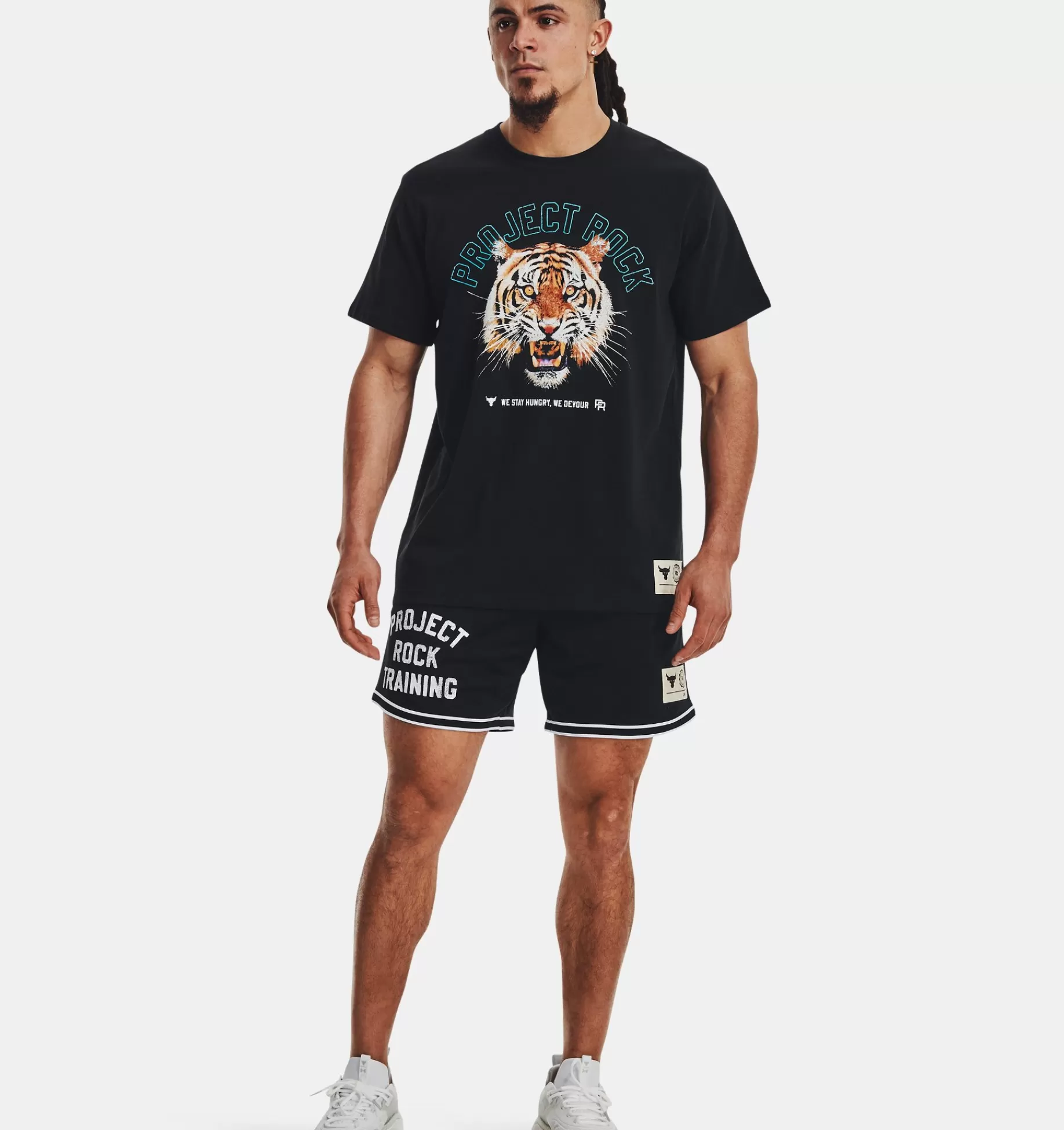 Hommes Under Armour Hauts<Haut A Manches Courtes Project Rock Champion Heavyweight Pour Homme