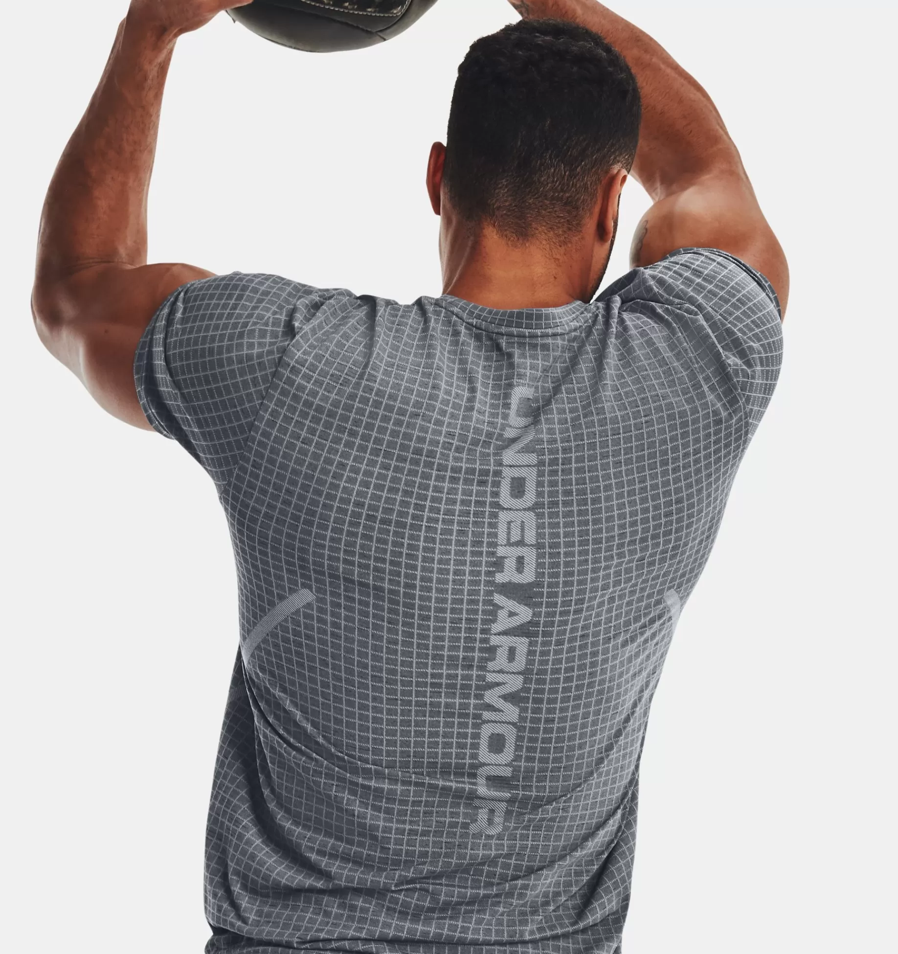 Hommes Under Armour Hauts<Haut A Manches Courtes Ua Seamless Grid Pour Homme