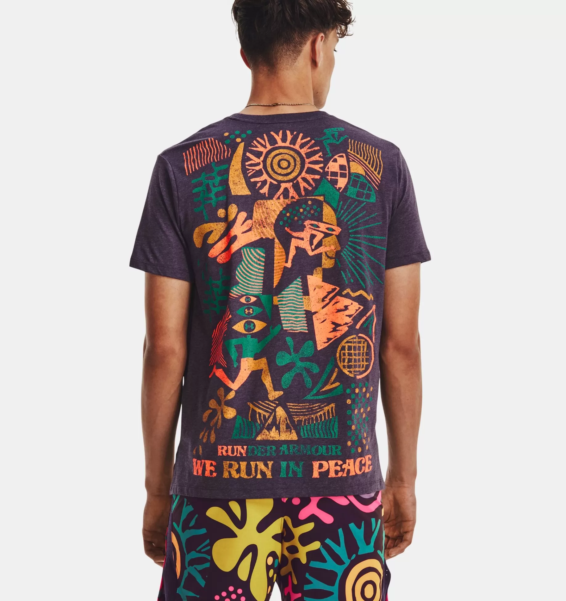 Hommes Under Armour Hauts<Haut A Manches Courtes Ua We Run In Peace Pour Homme