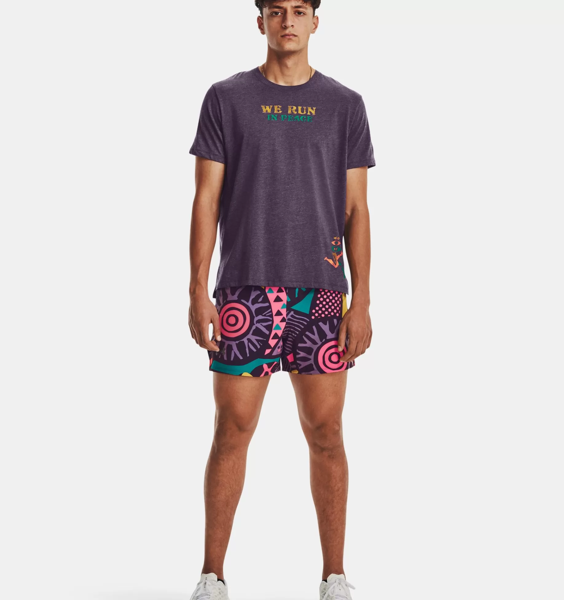 Hommes Under Armour Hauts<Haut A Manches Courtes Ua We Run In Peace Pour Homme