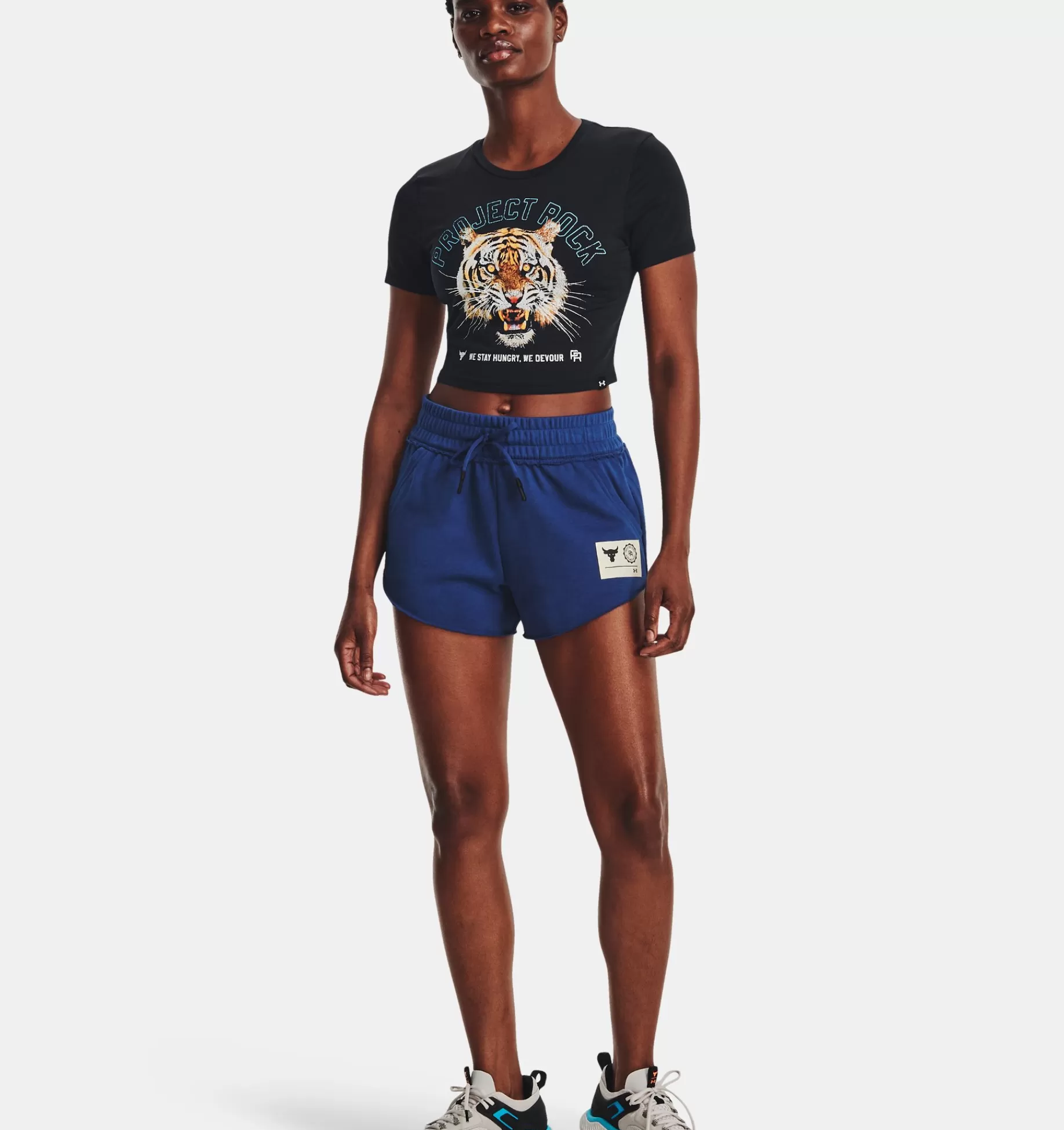 Femmes Under Armour Hauts<Haut Court A Manches Courtes Project Rock Stay Hungry Pour Femme