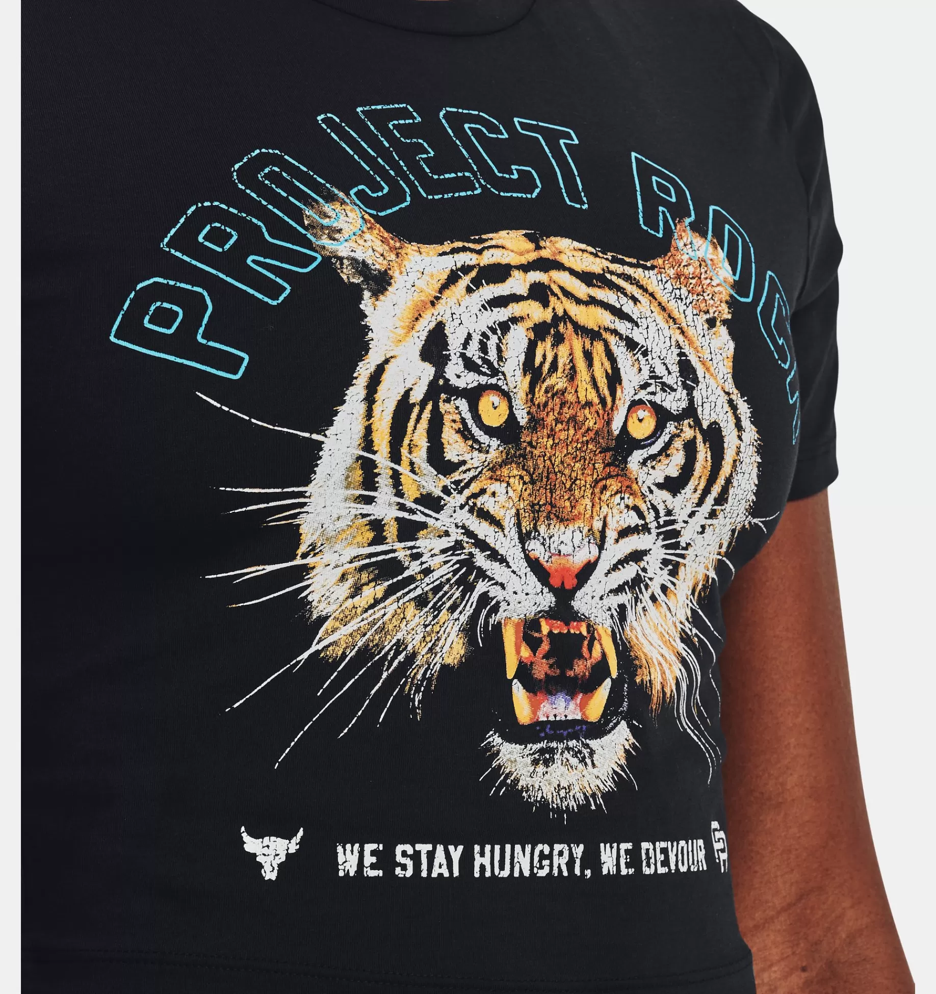 Femmes Under Armour Hauts<Haut Court A Manches Courtes Project Rock Stay Hungry Pour Femme