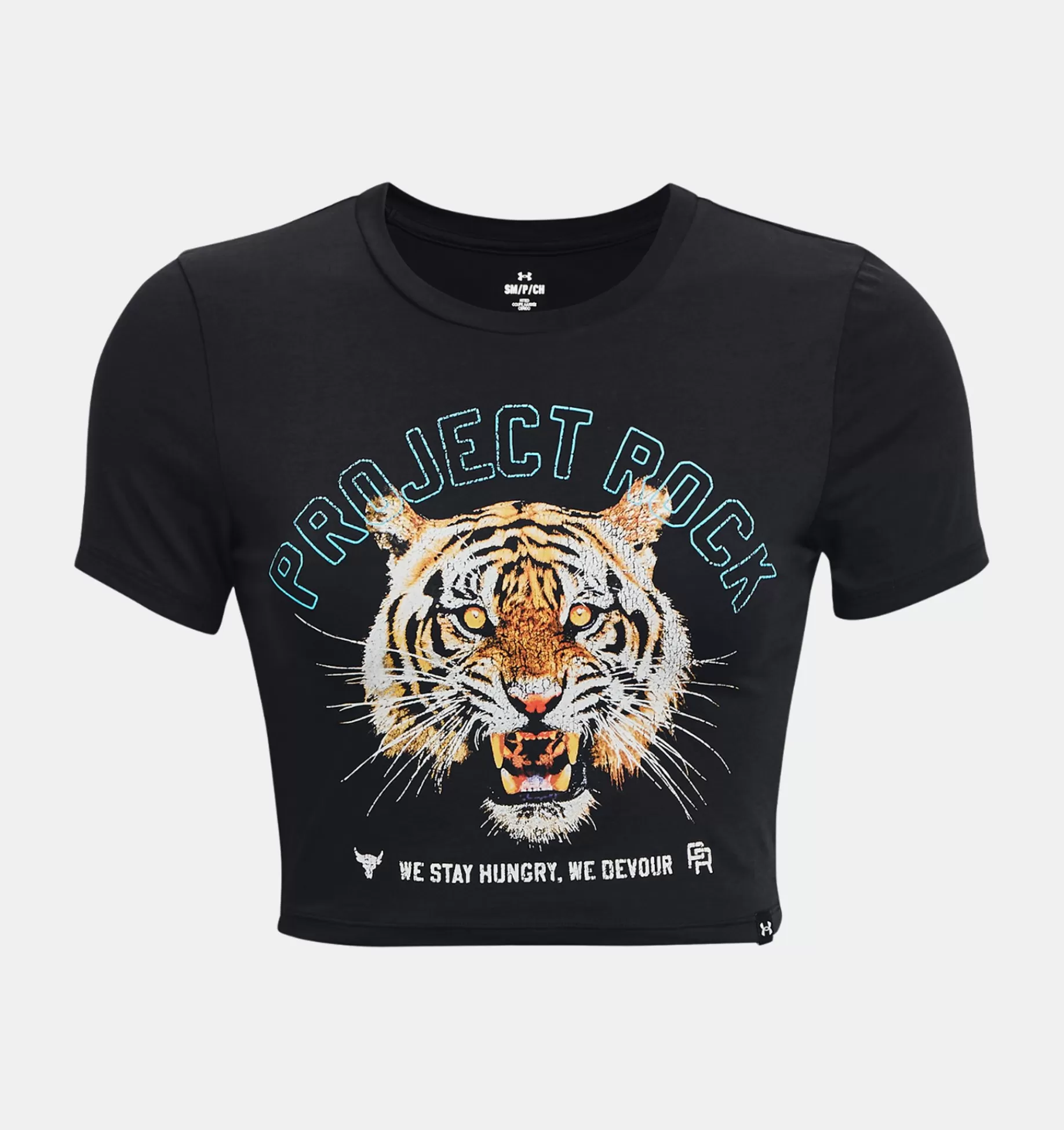 Femmes Under Armour Hauts<Haut Court A Manches Courtes Project Rock Stay Hungry Pour Femme