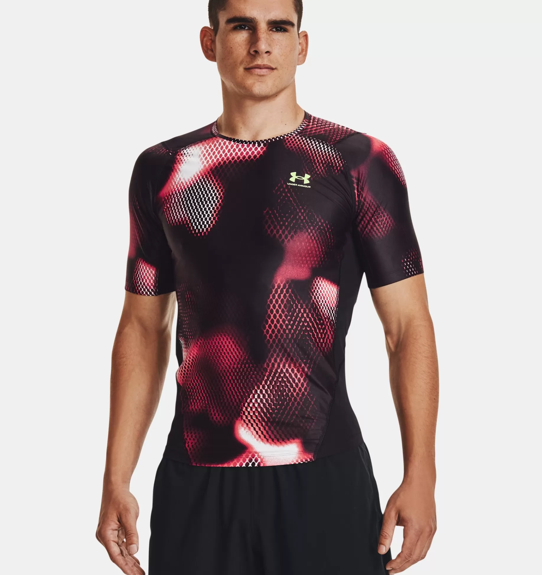 Hommes Under Armour Hauts<Haut De Compression A Manches Courtes Avec Imprime Uaiso-Chill Pour Hommes