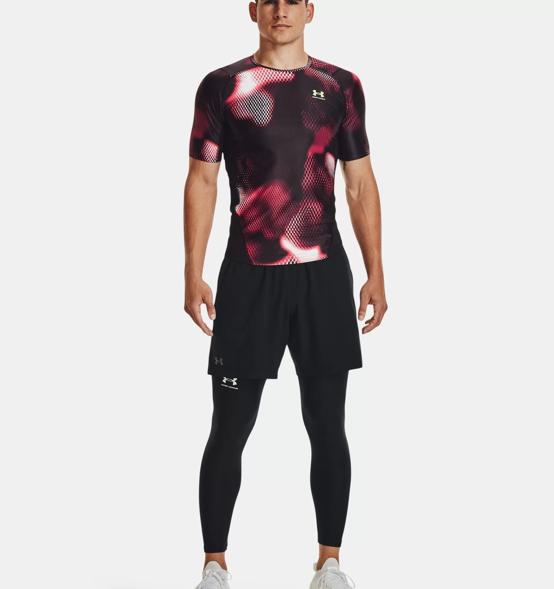 Hommes Under Armour Hauts<Haut De Compression A Manches Courtes Avec Imprime Uaiso-Chill Pour Hommes