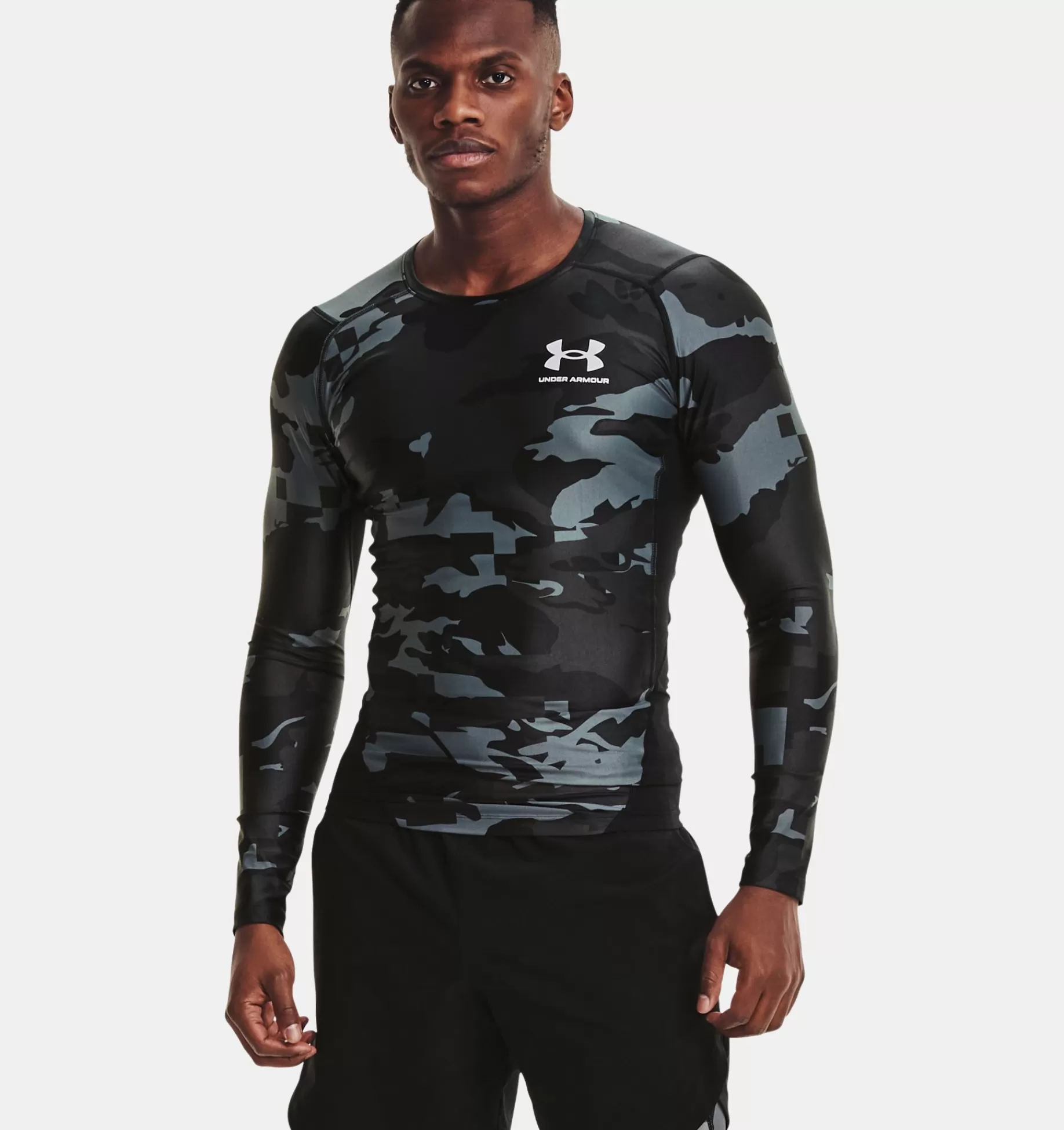 Hommes Under Armour Hauts<Haut De Compression Imprime A Manches Longues Uaiso-Chillpour Homme